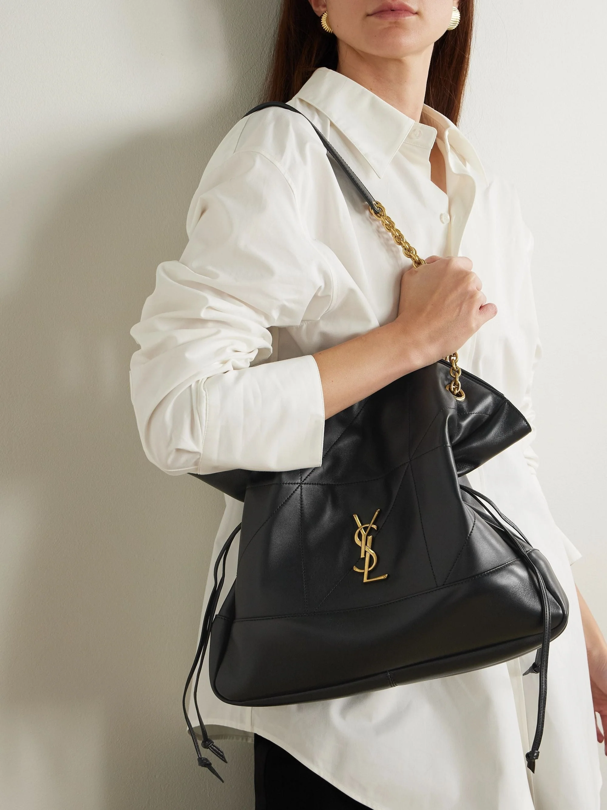 YSL  Jamie 4.3 large pochon leather Tote bag 34x10x33cm - Top Club