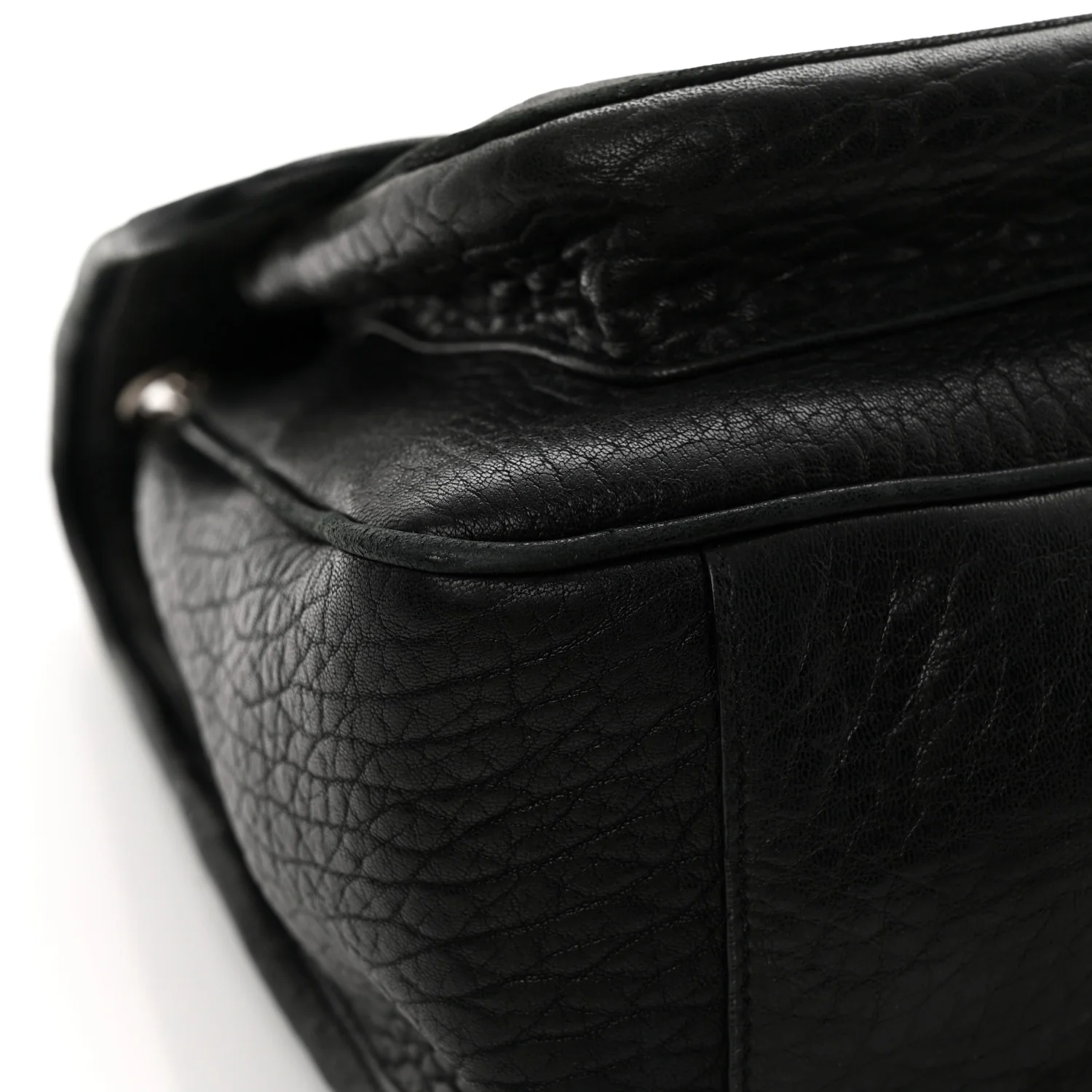 Grained Lambskin Monogram Large Niki Chain Satchel Black - Top Club