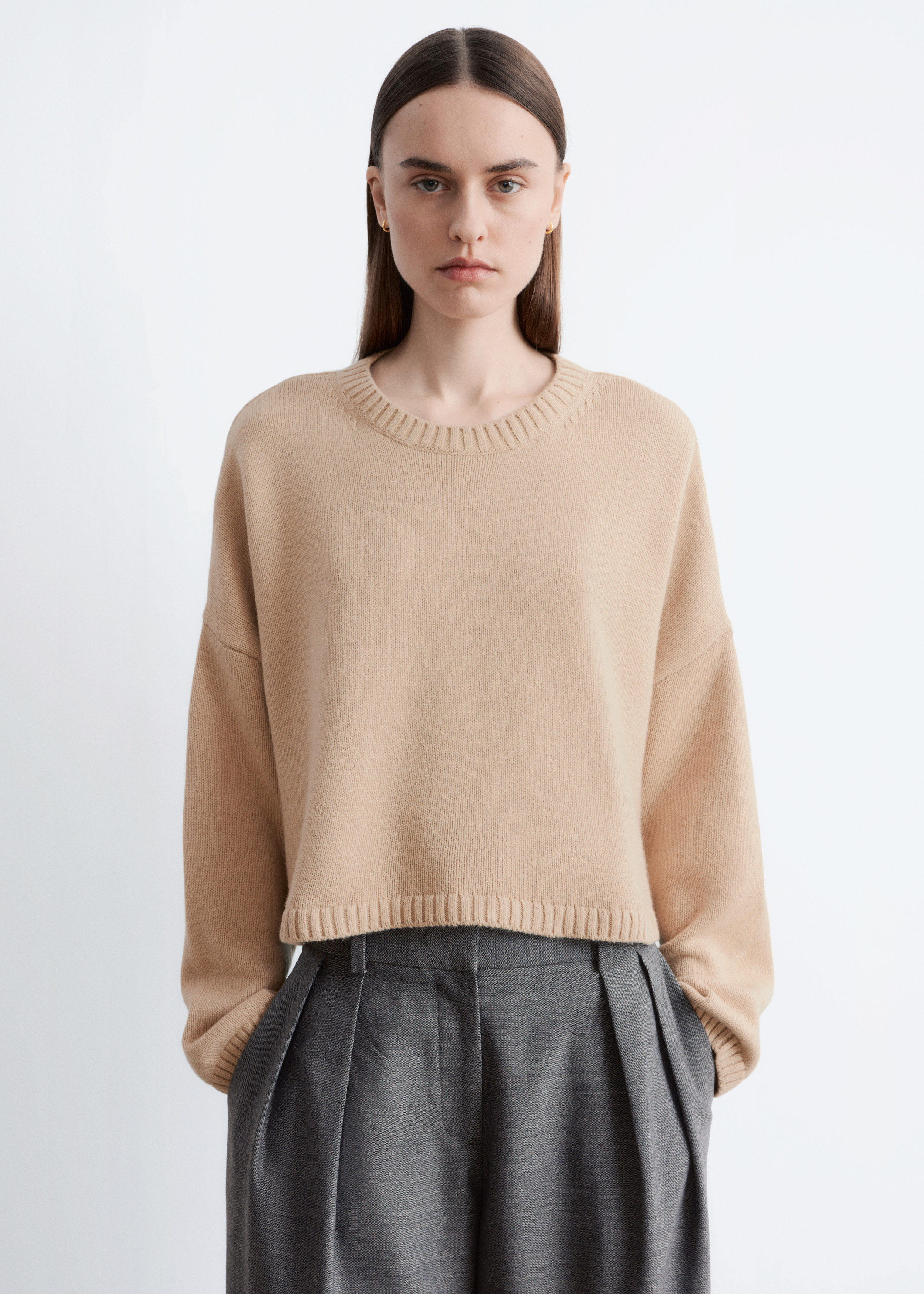 & Other Stories CASHMERE AND COTTON JUMPER