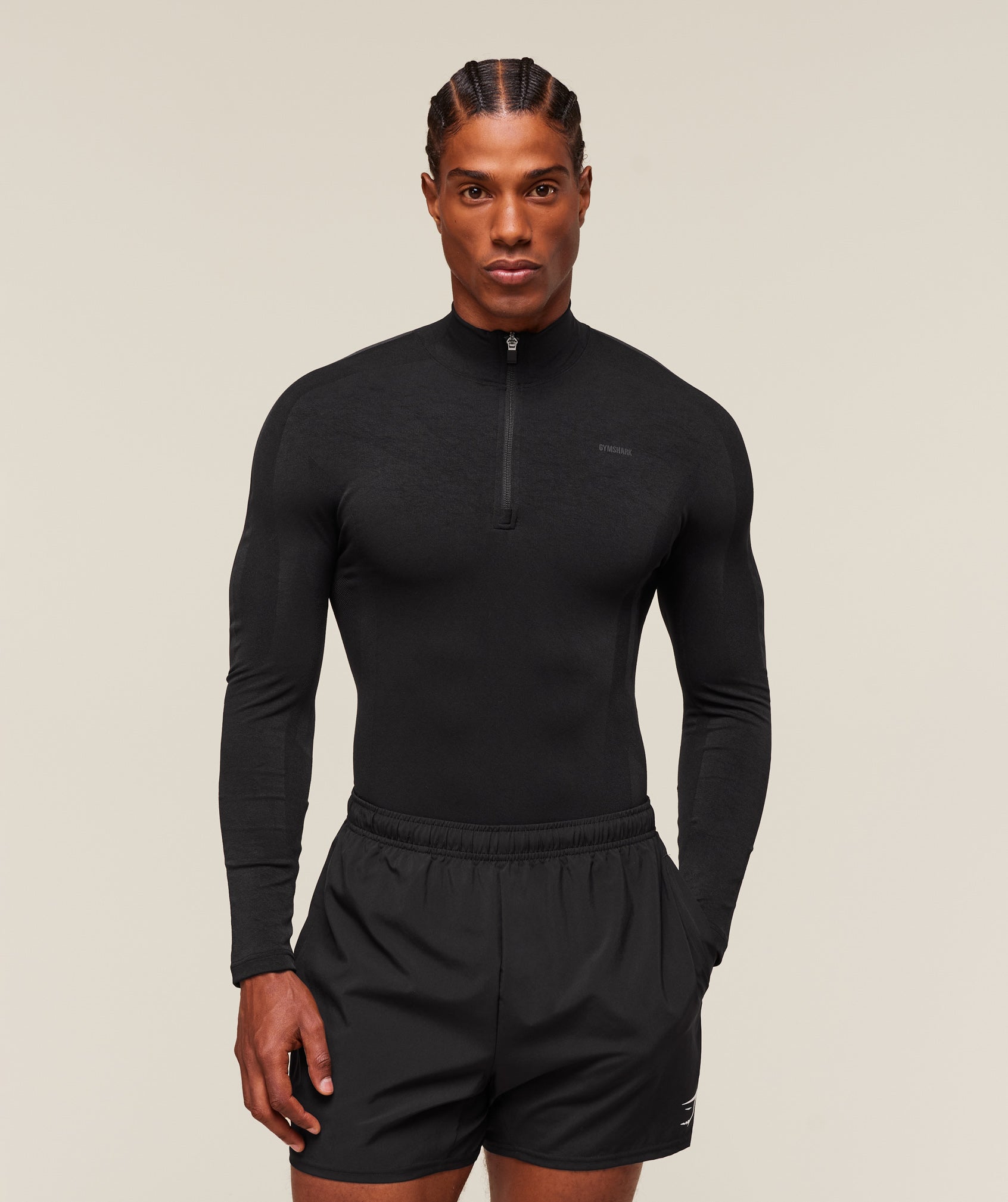 COACH everywear Warp Knit 1/4 Zip