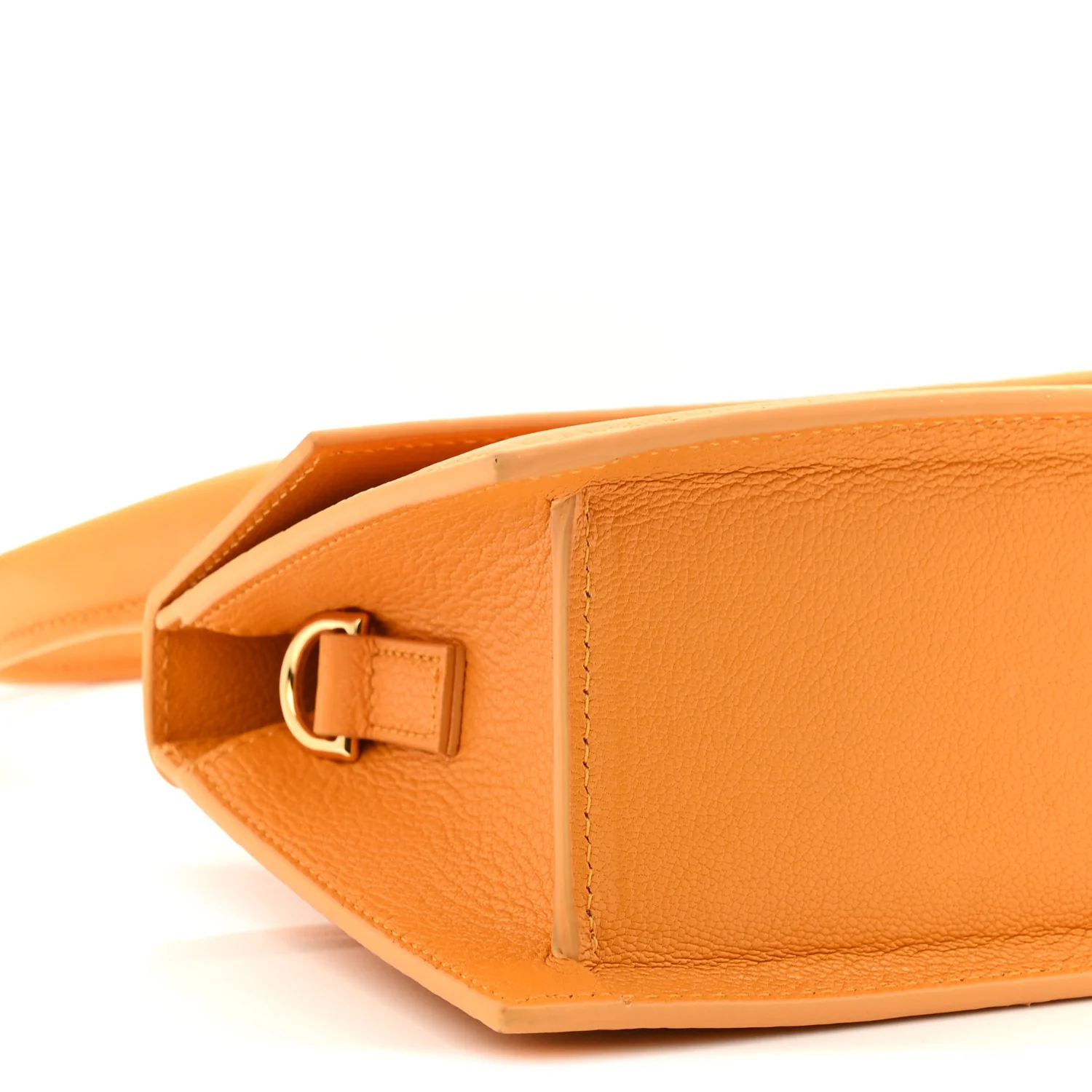 Grained Calfskin Le Chiquito Moyen Dark Orange - Top Club