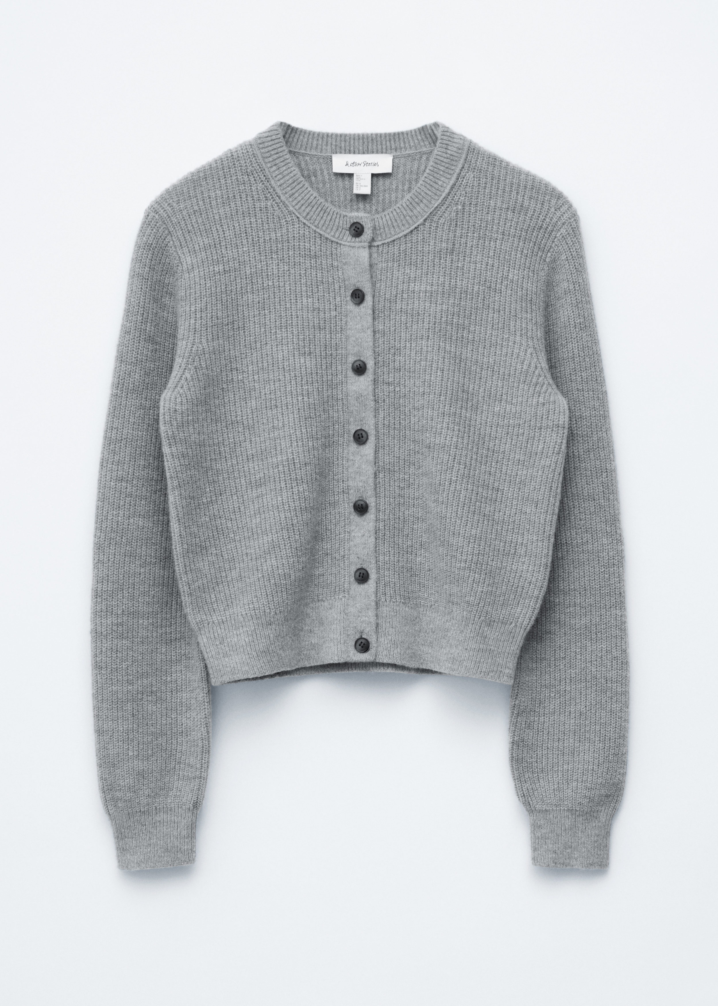 & Other Stories RIB-KNIT CARDIGAN