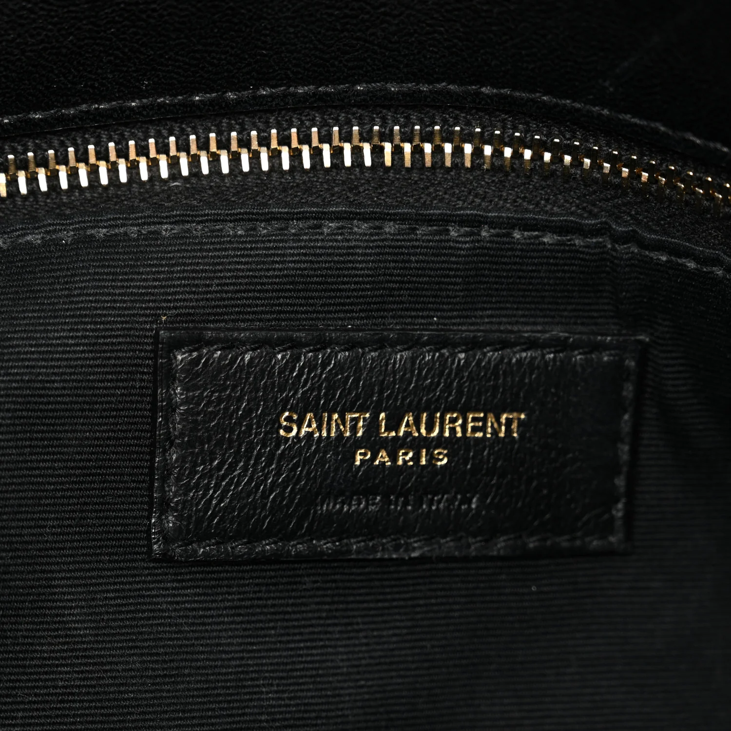 Lambskin Quilted Small Loulou Puffer Monogram Chain Satchel Black - Top Club