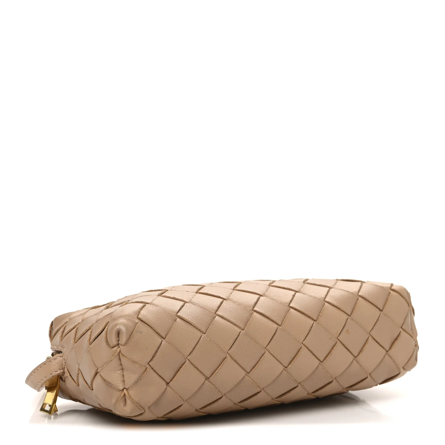 Nappa Intrecciato Nodini Mini Crossbody Almond - Top Club