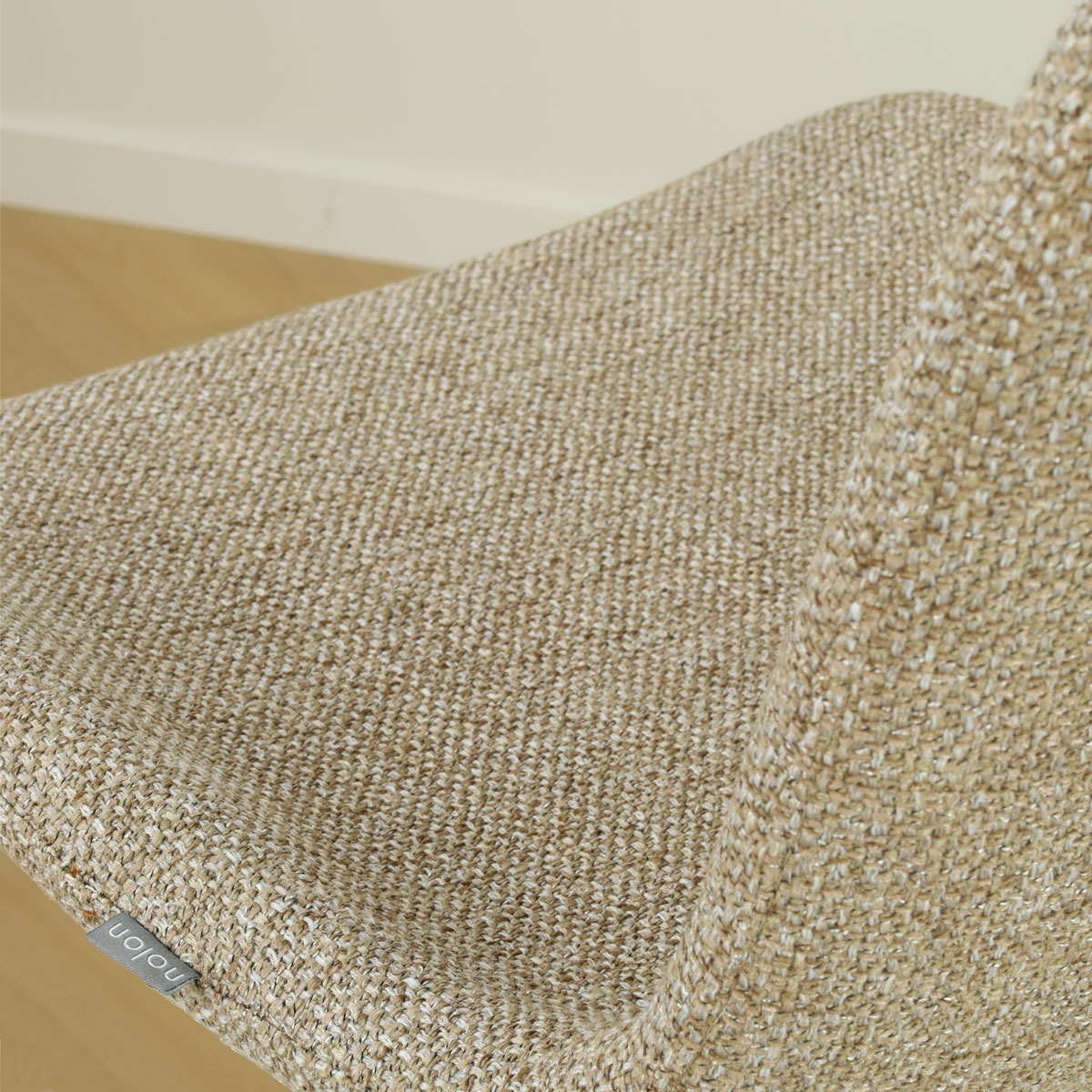 Barkruk Nino-Fé H65 cm beige onderstel taupe melange