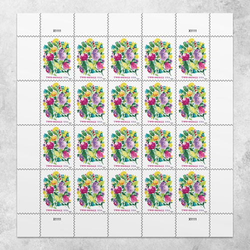2024 USPS Wedding Blooms  Stamps