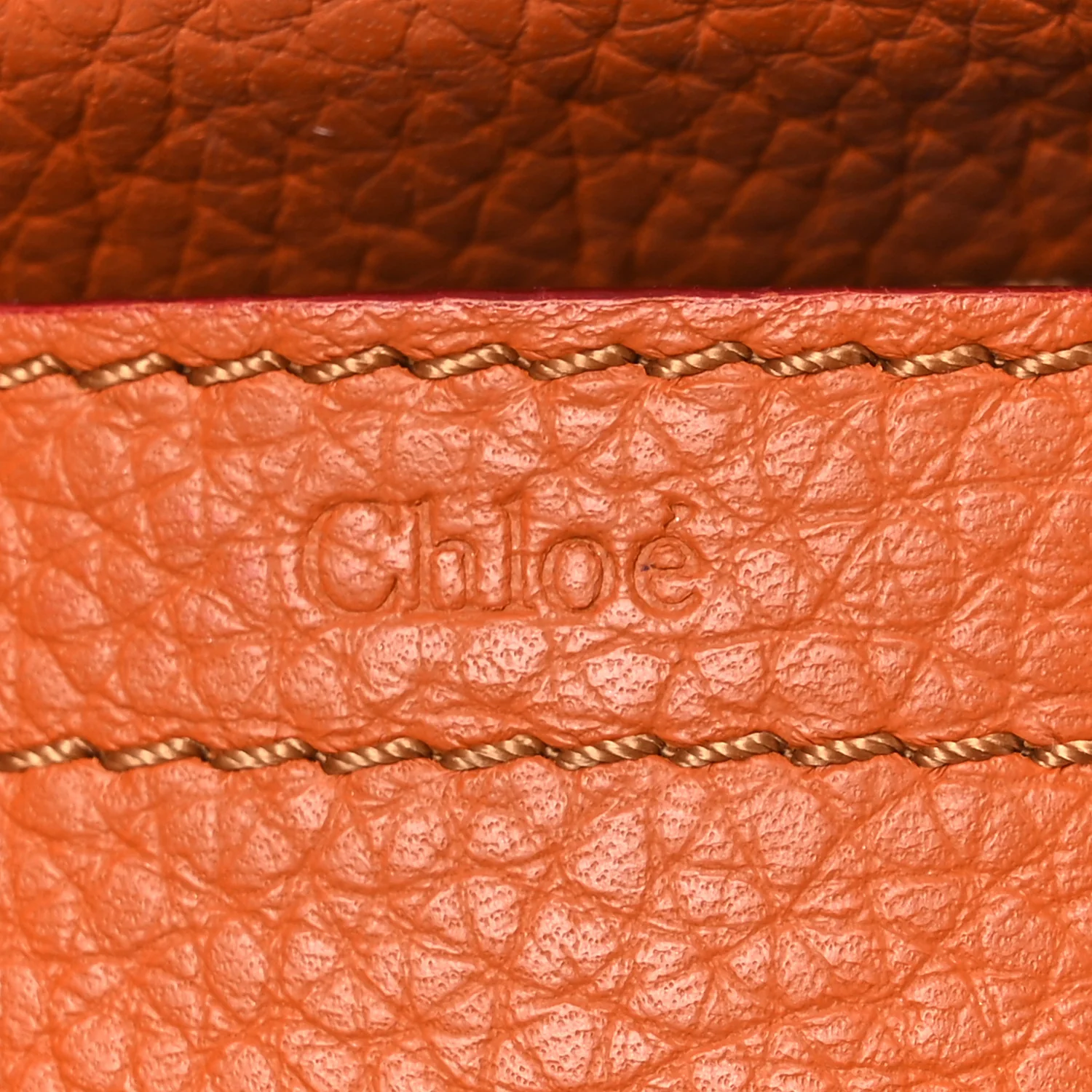 Grained Calfskin Small Marcie Saddle Bag Wood Rose - Top Club