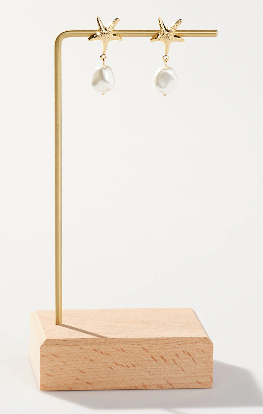 Faithy Jewels Seaside Earrings  ~ Gold/Pearl