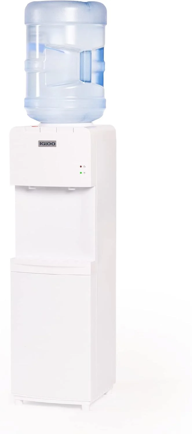 Igloo Bottom Loading Water Cooler Hot Cold Room Temperature Dispenser Holds 5 Gallon Jugs
