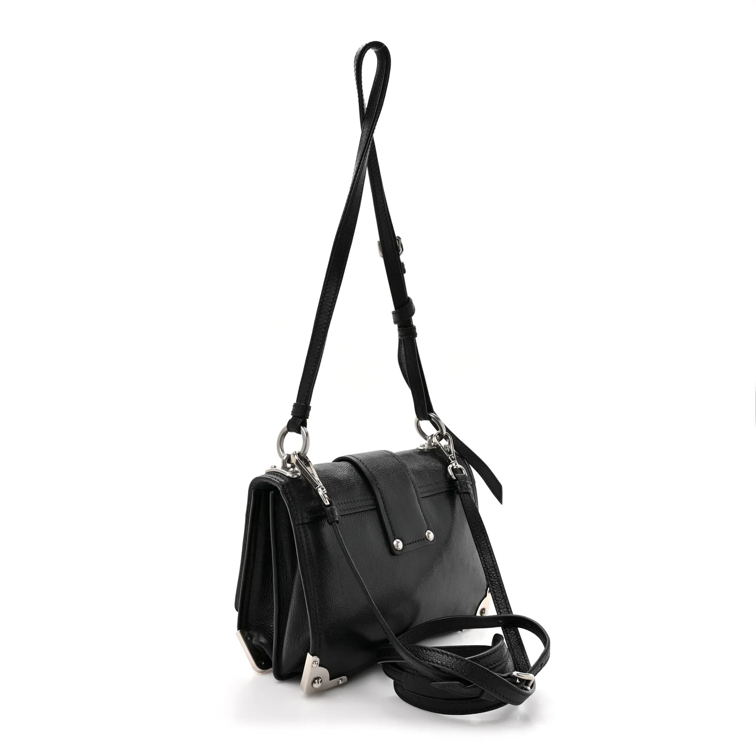 Glace Calf Soft Cahier Bag Black Astrale - Top Club
