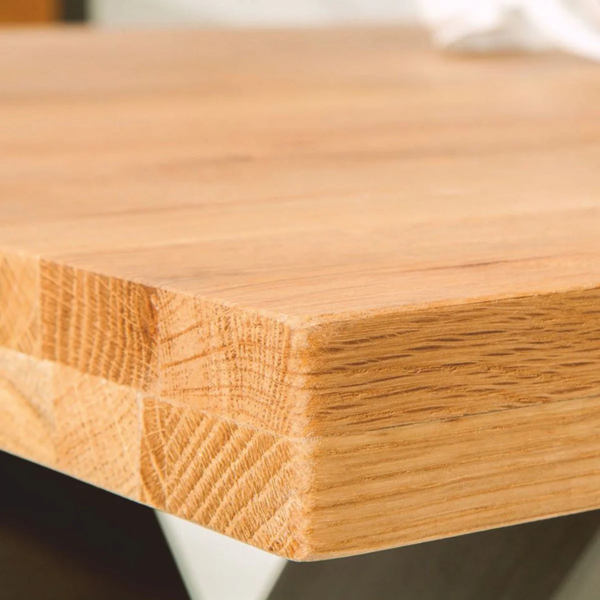 Dining table natural / black 200 cm - Rectangular kitchen table