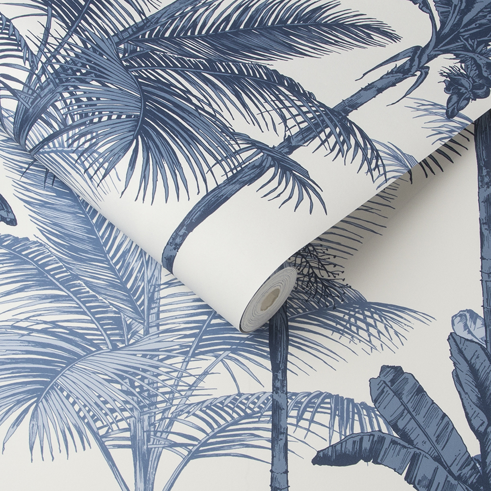 Graham & Brown  vliesbehang  Jungle Cobalt Graham & Brown  vliesbehang  Jungle Cobalt