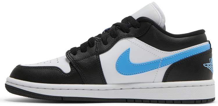 Wmns Air Jordan 1 Low  Black University Blue  DC0774-041 - Sneaker Replica Workshop