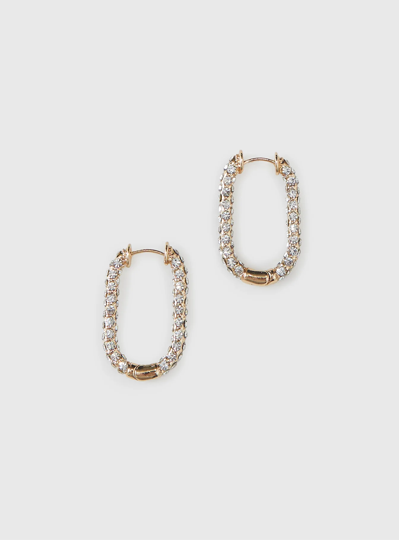 Merivale Diamante Earrings Gold