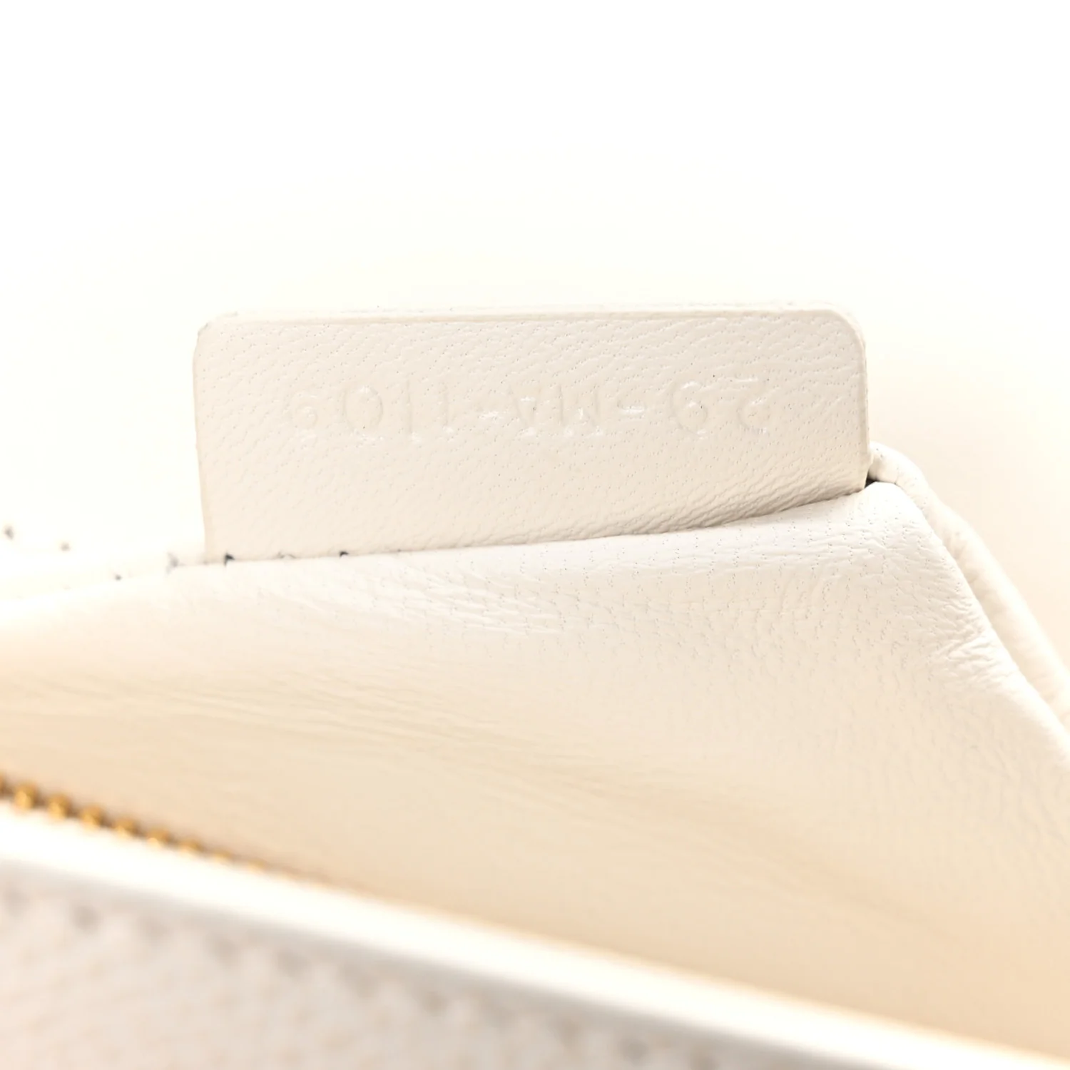 Ultra Matte Grained Calfskin 30 Montaigne Flap Bag White - Top Club
