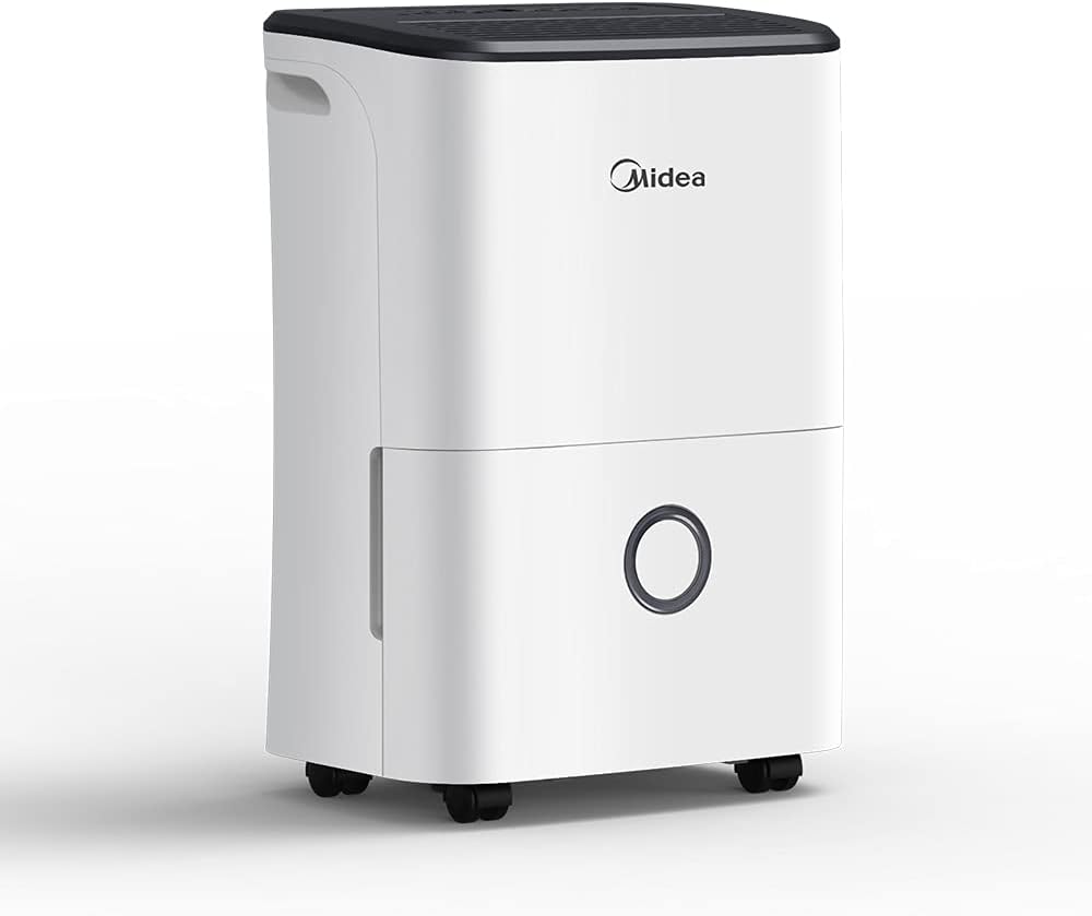 Midea deumidificatore, 20L/24h, stanza circa 100m³ (40m²), DF-20DEN7-WF, compatibile con APP