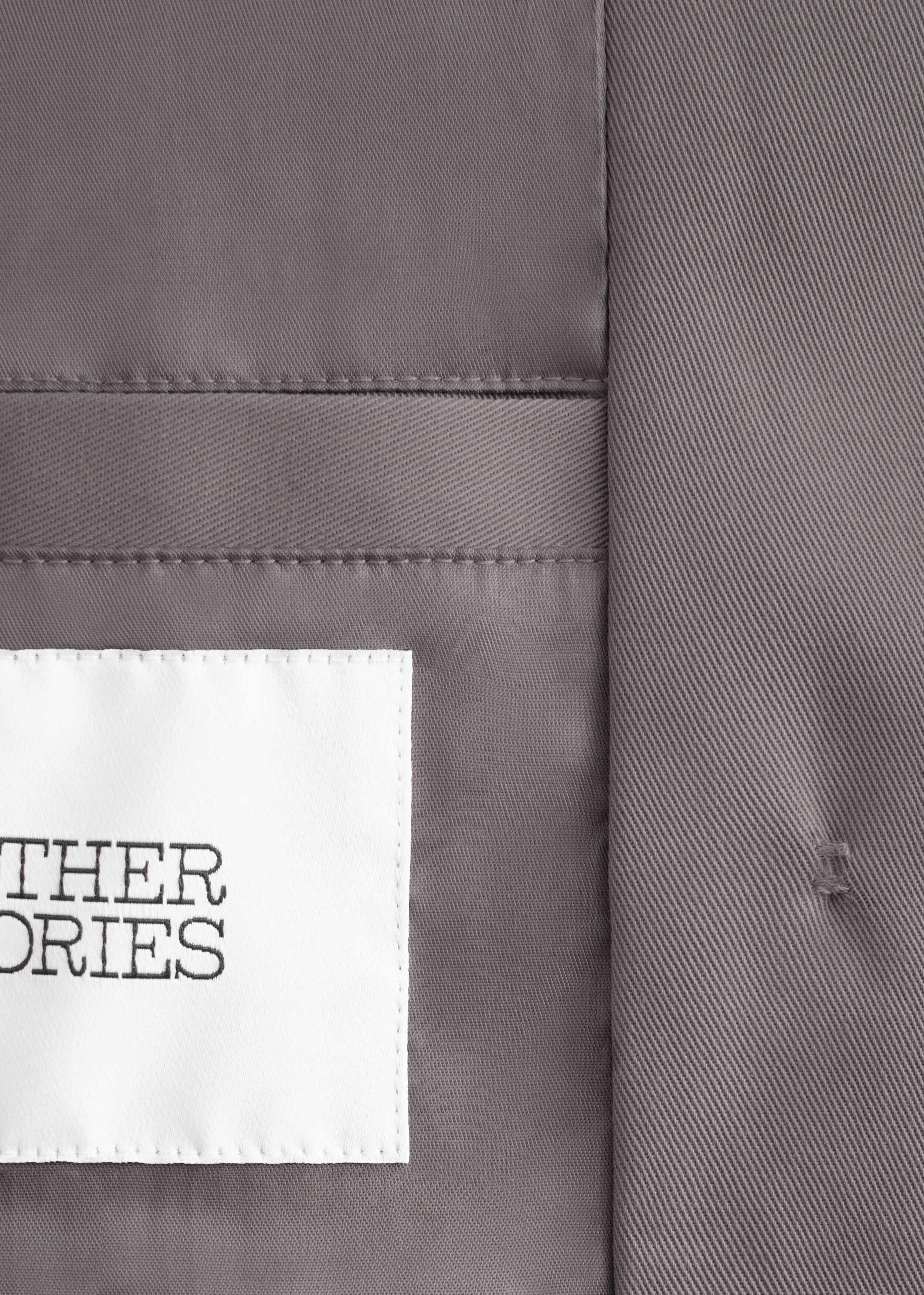 & Other Stories DOUBLE-BREASTED TRENCH COAT
