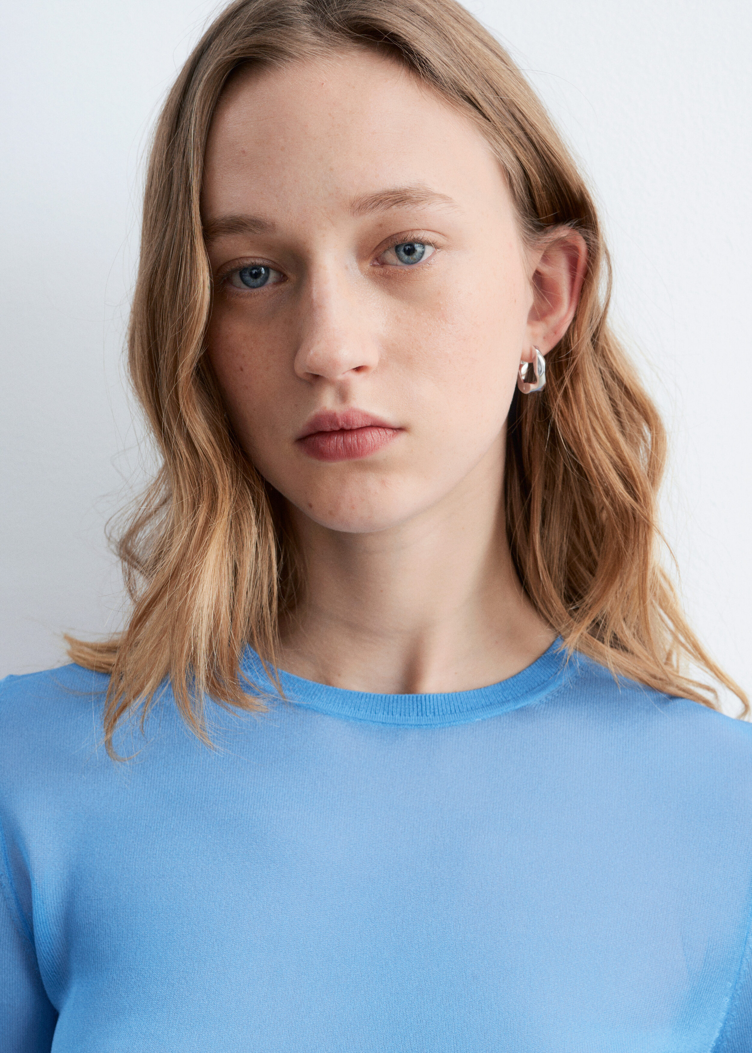 & Other Stories FINE-KNIT SHEER TOP