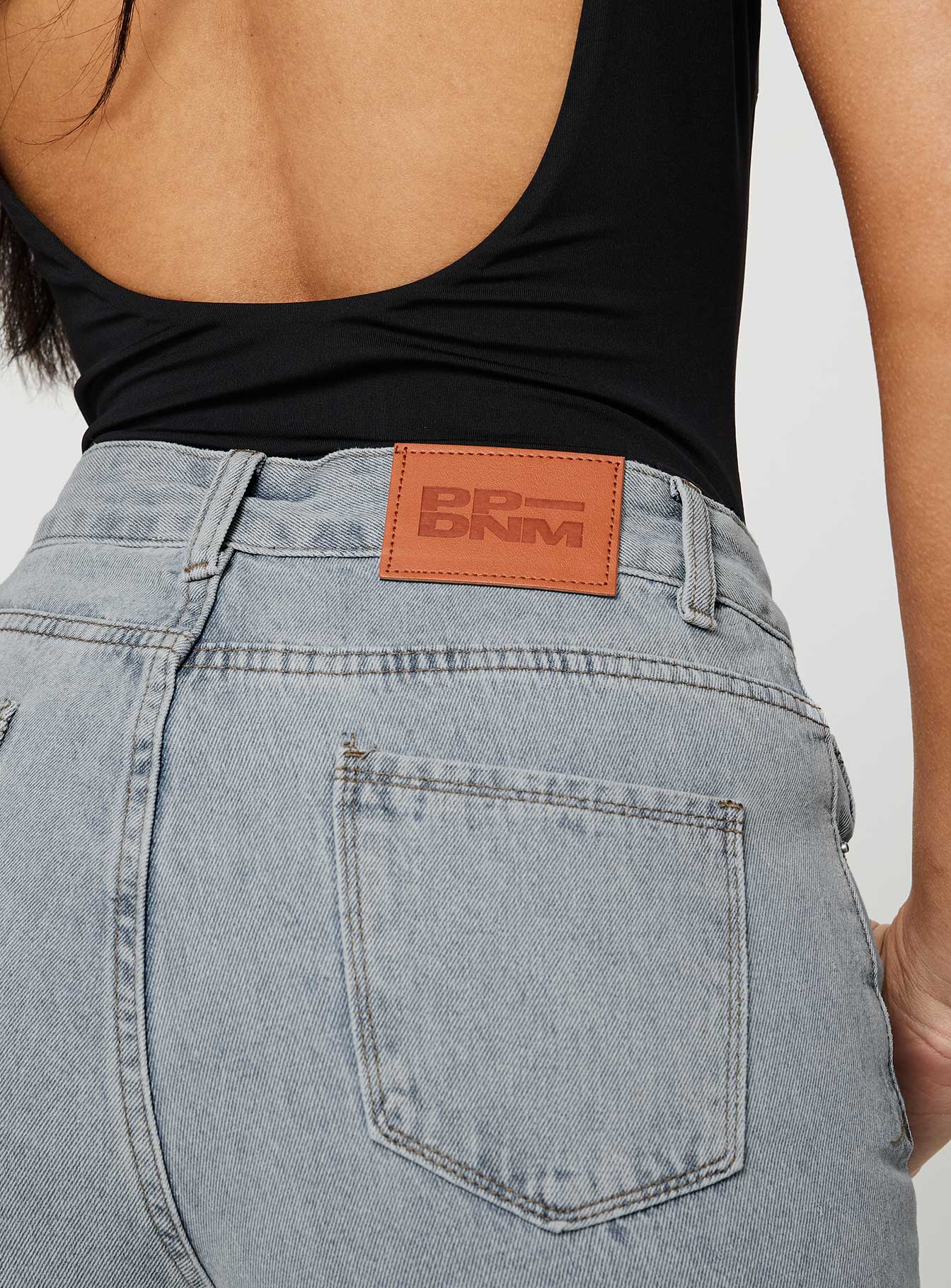 Kalinda High Rise Straight Leg Jeans Blue