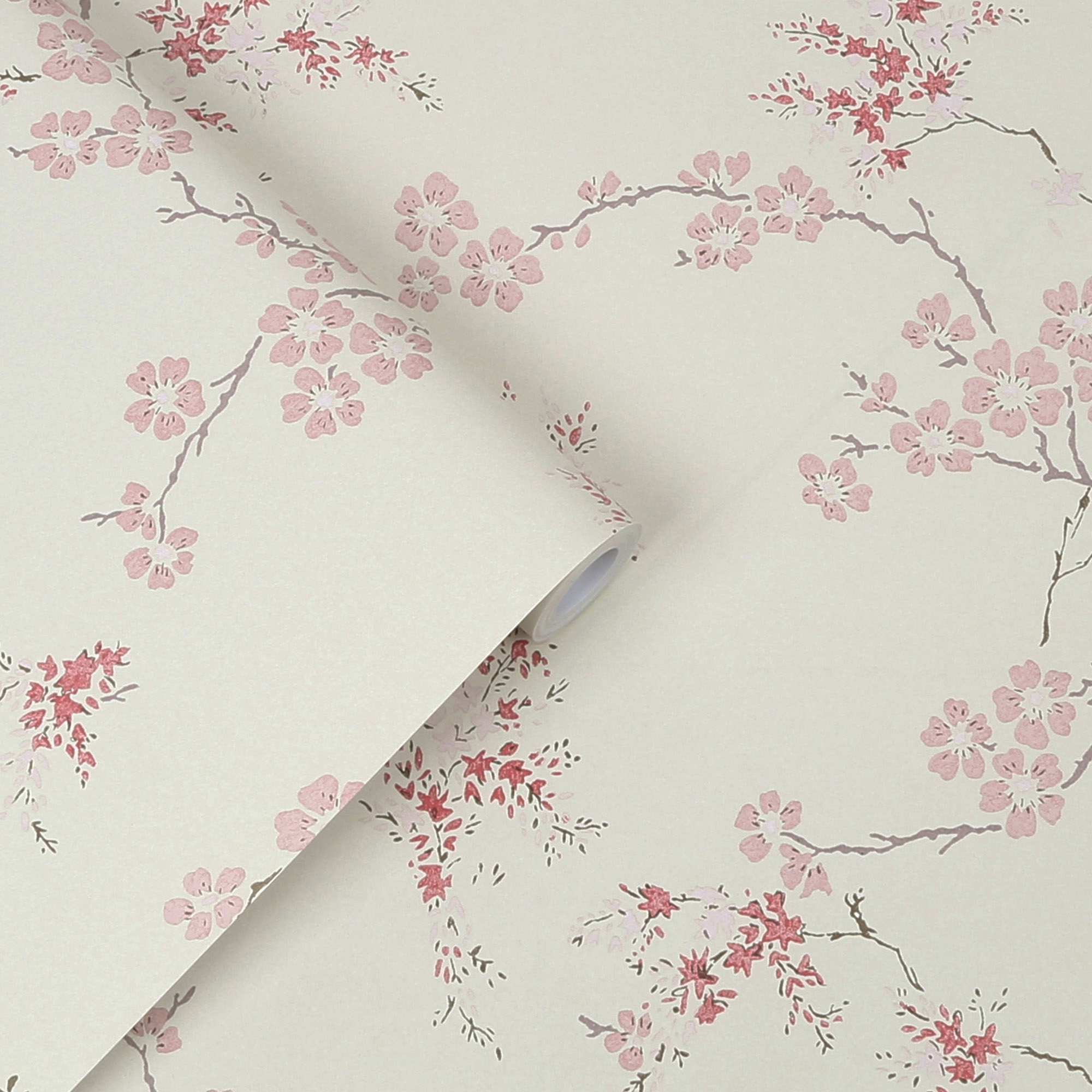 Vliesbehang oriental blossom blush