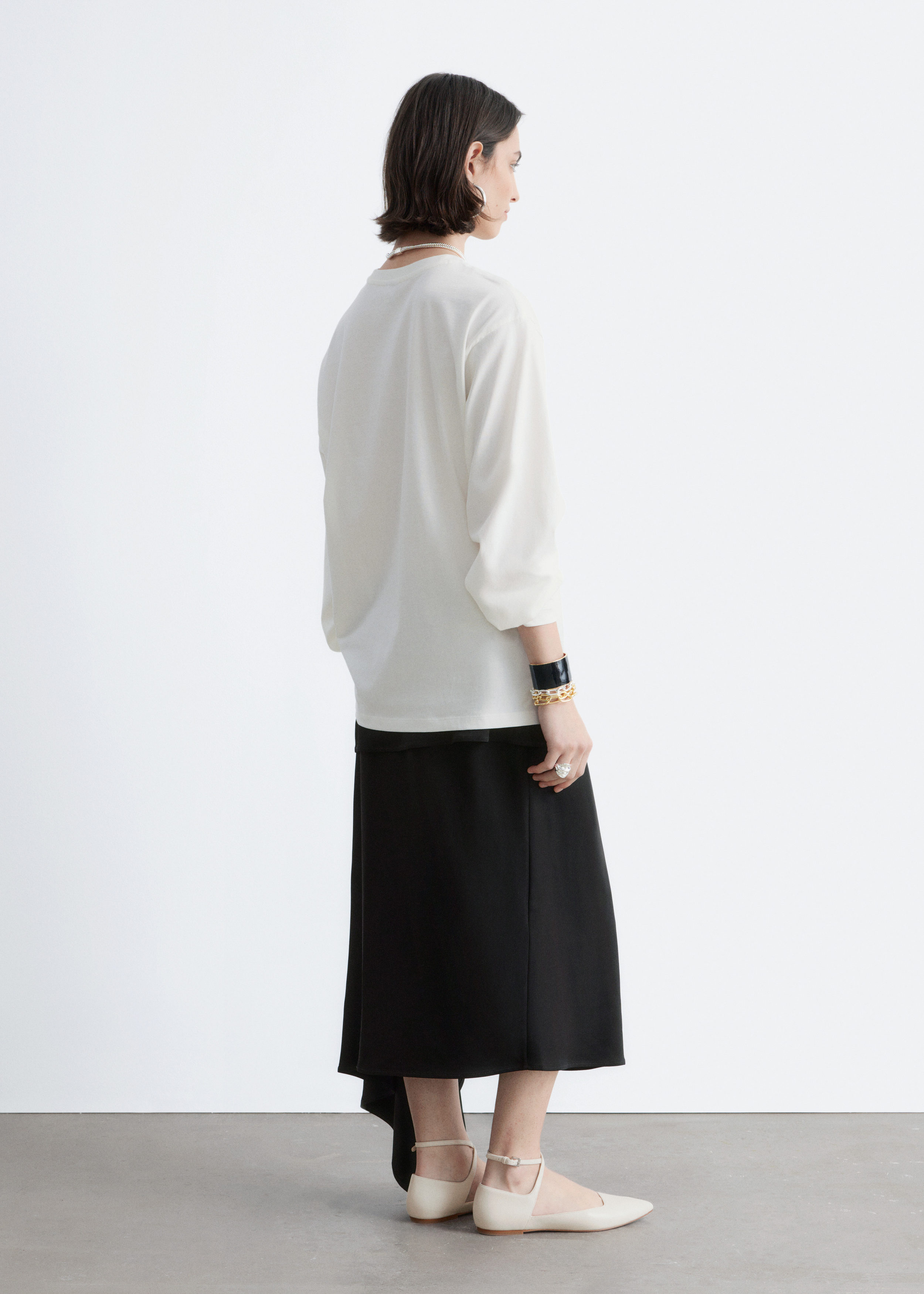 & Other Stories LONG-SLEEVE JERSEY TOP