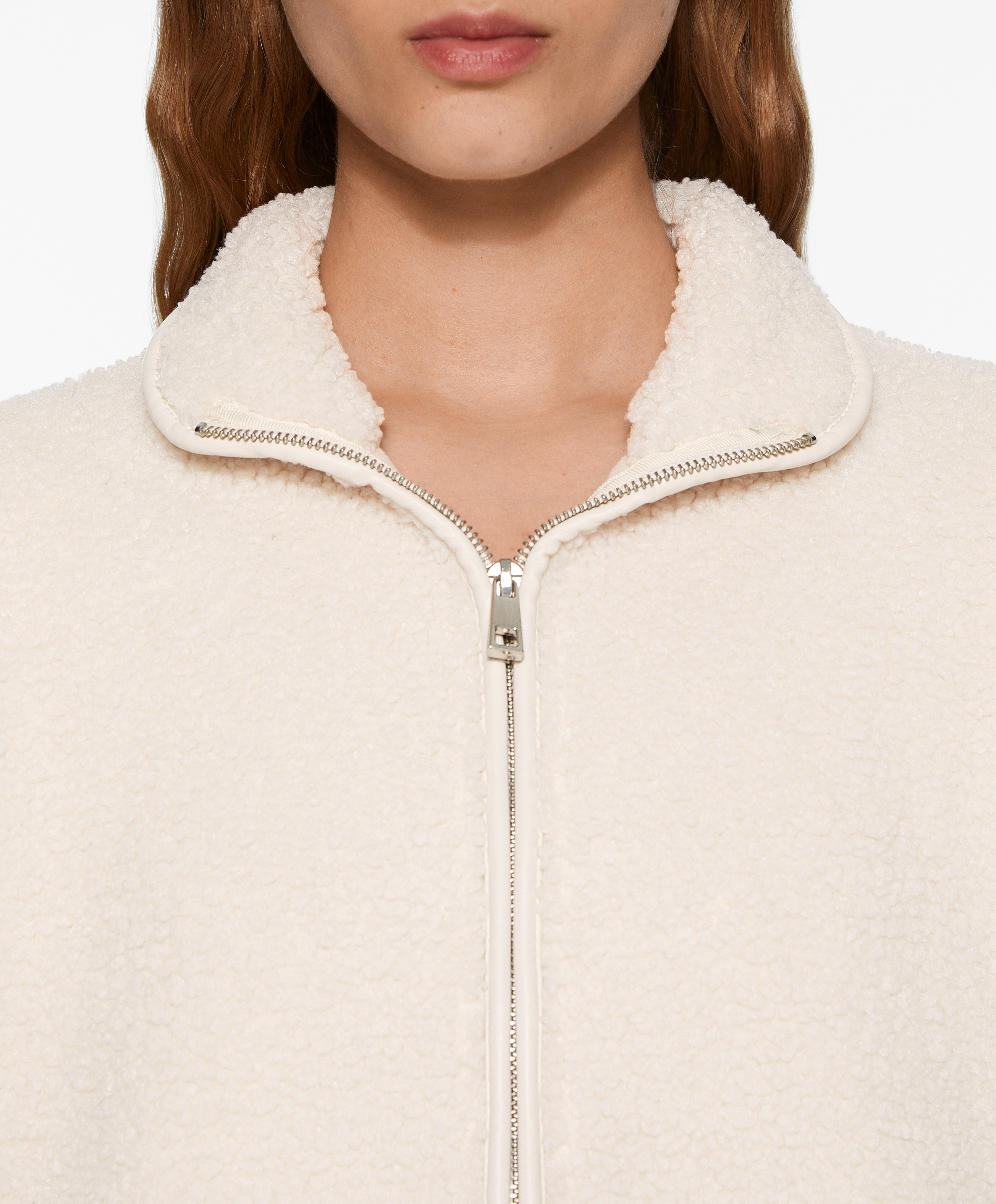 OYSHO Faux-shearling jacket