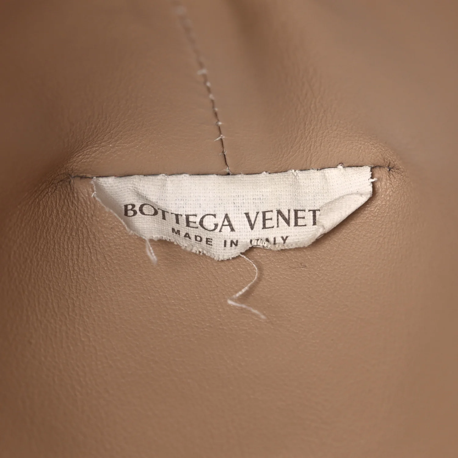 Nappa Intrecciato Nodini Mini Crossbody Almond - Top Club