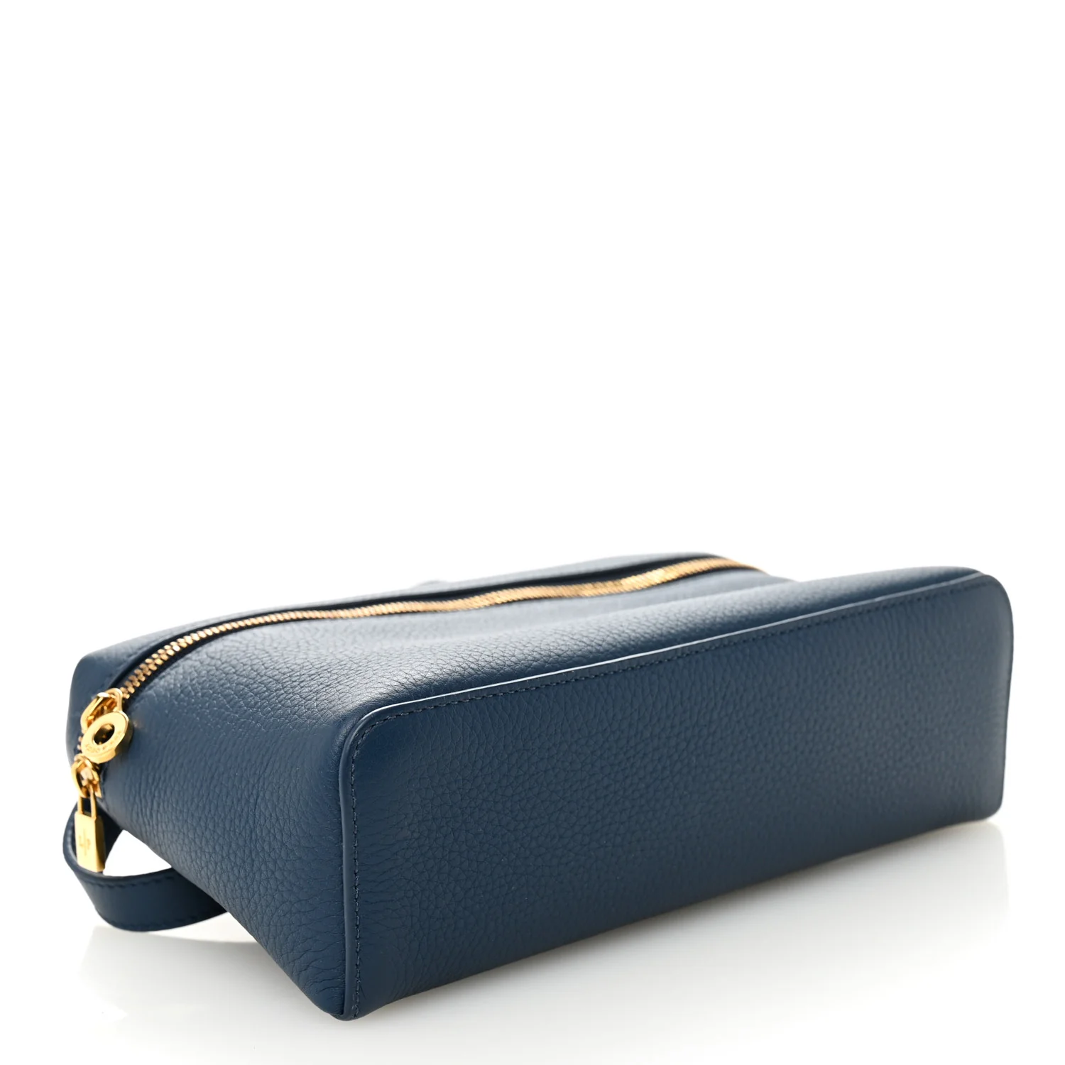 Grained Calfskin L19 Extra Pocket Pouch Navy Blue - Top Club