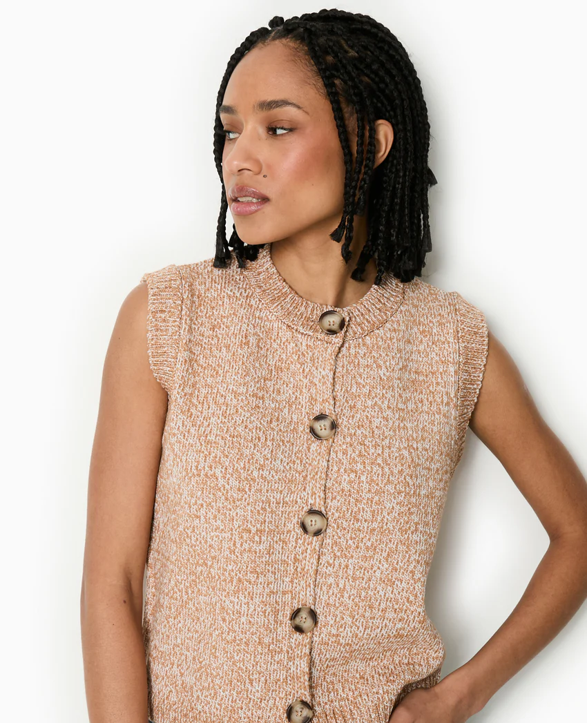 Pimkie Gilet sans manches en maille moulinée