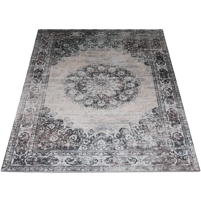 Vloerkleed Viola antraciet 200 x 290 cm