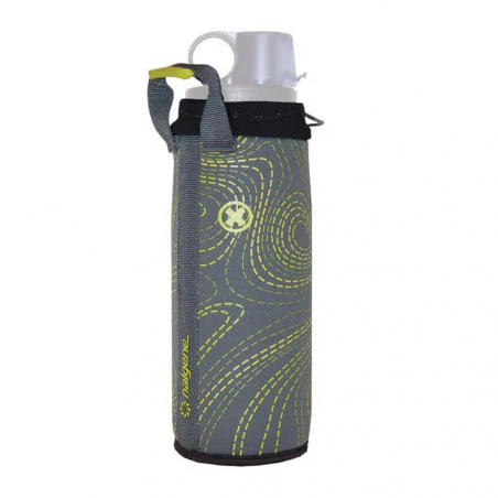 Nalgene Neoprene OTF / OTG Gray and Green - Bottle Sleeve