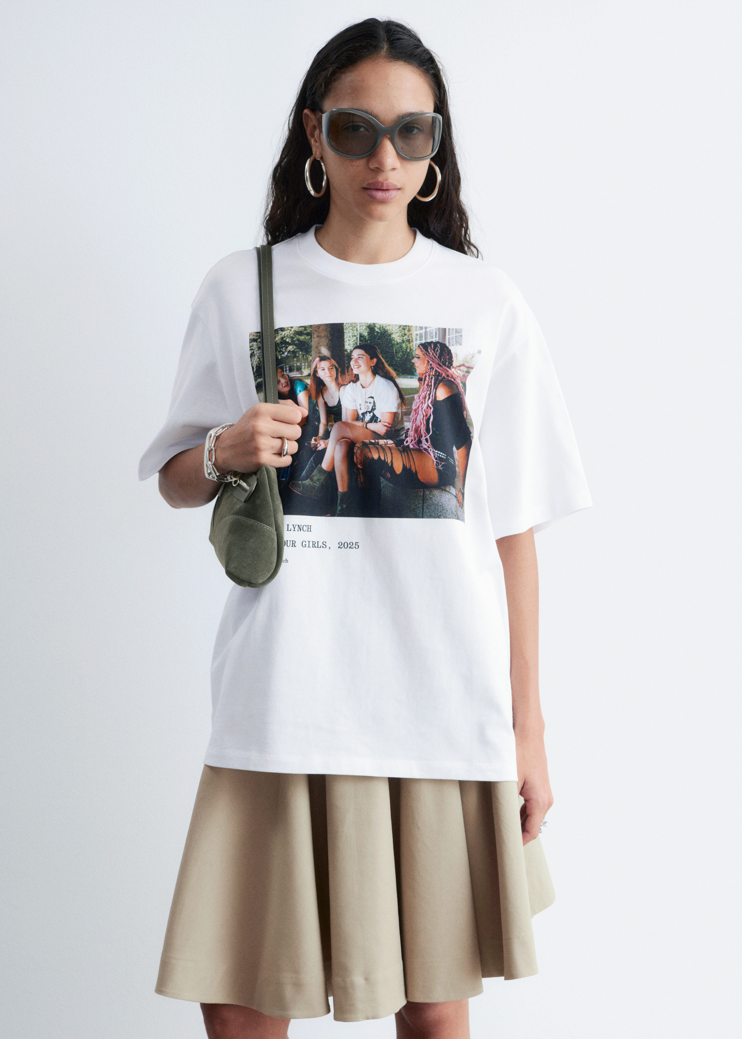 & Other Stories OVERSIZED PRINT T-SHIRT