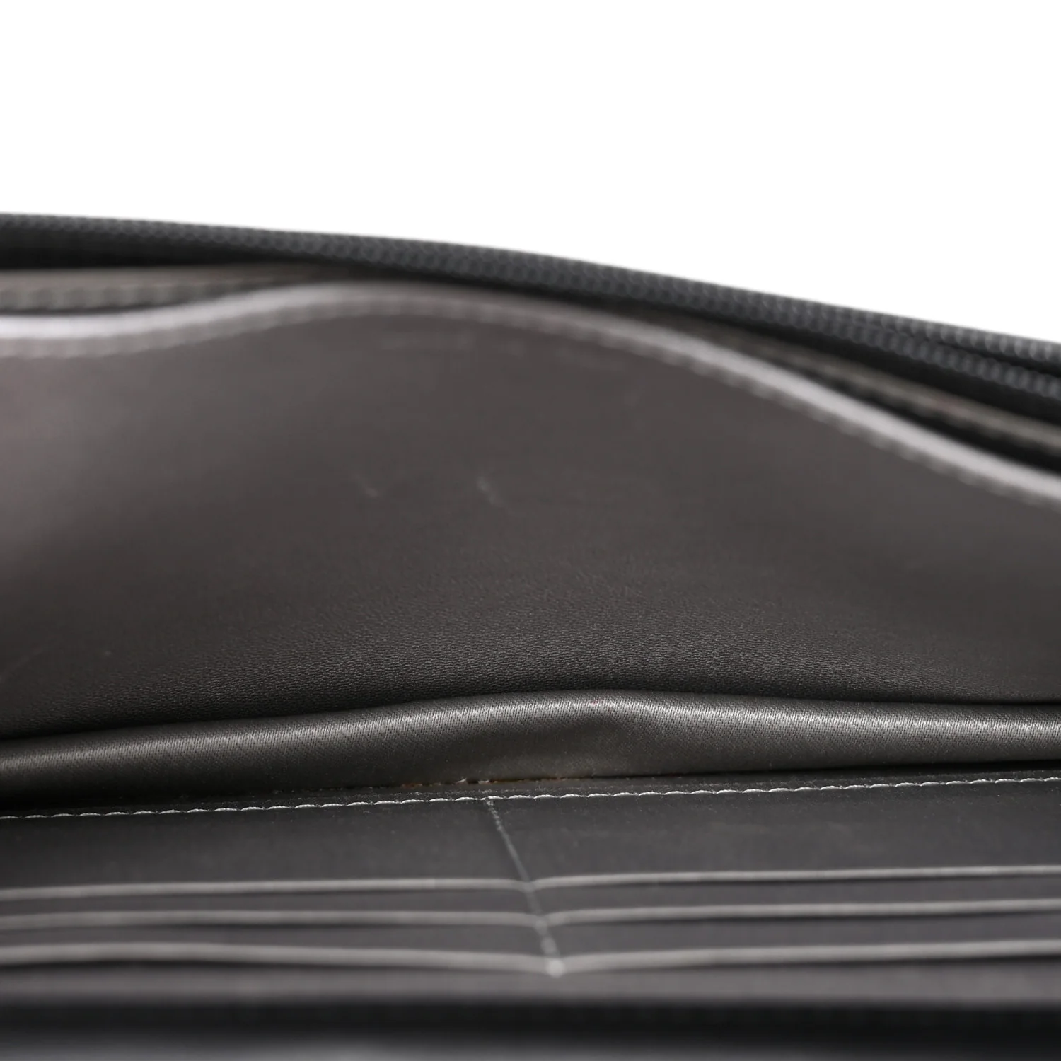 Lambskin Camellia Embossed Wallet On Chain WOC Black - Top Club
