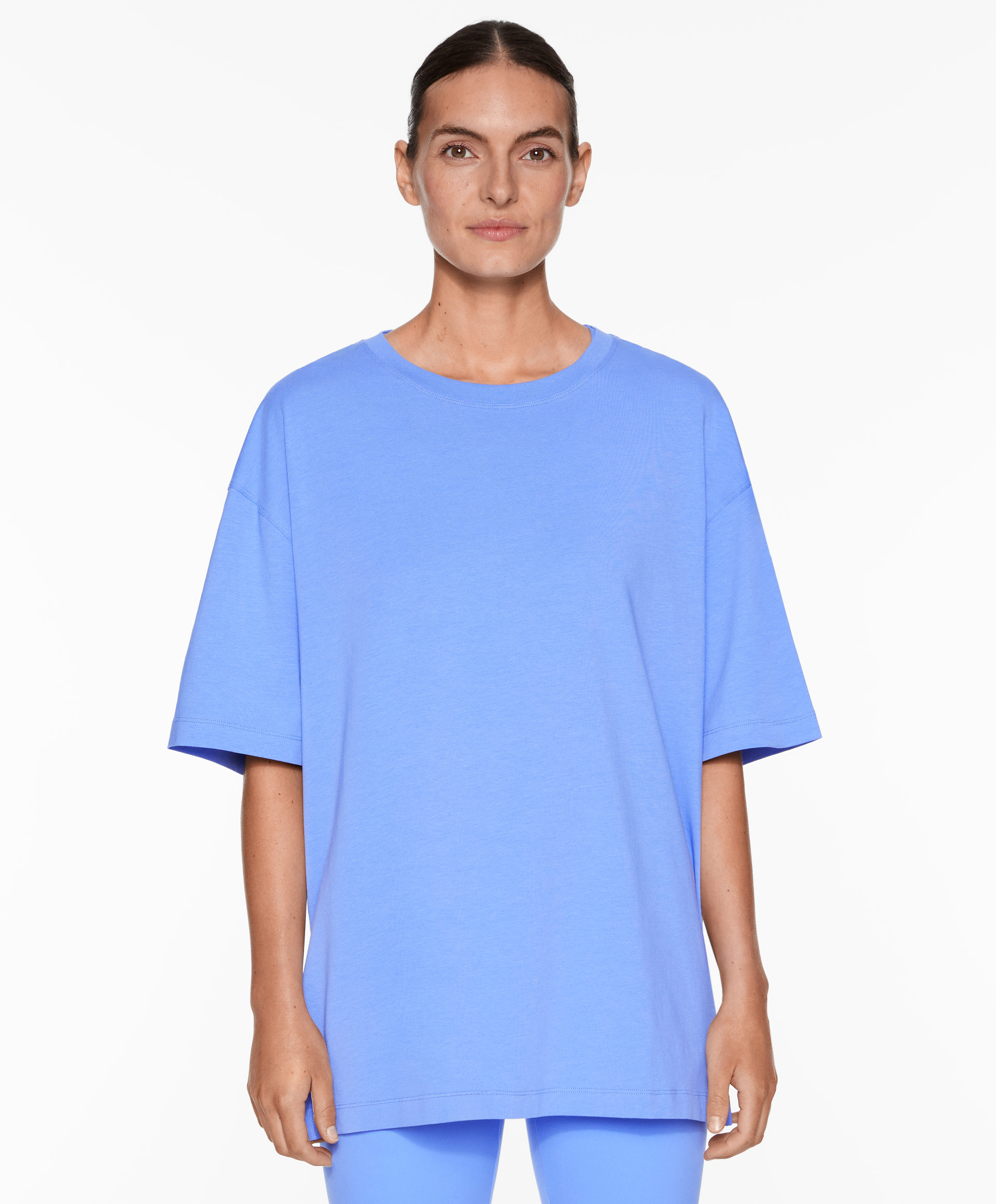 OYSHO Short sleeve cotton blend T-shirt