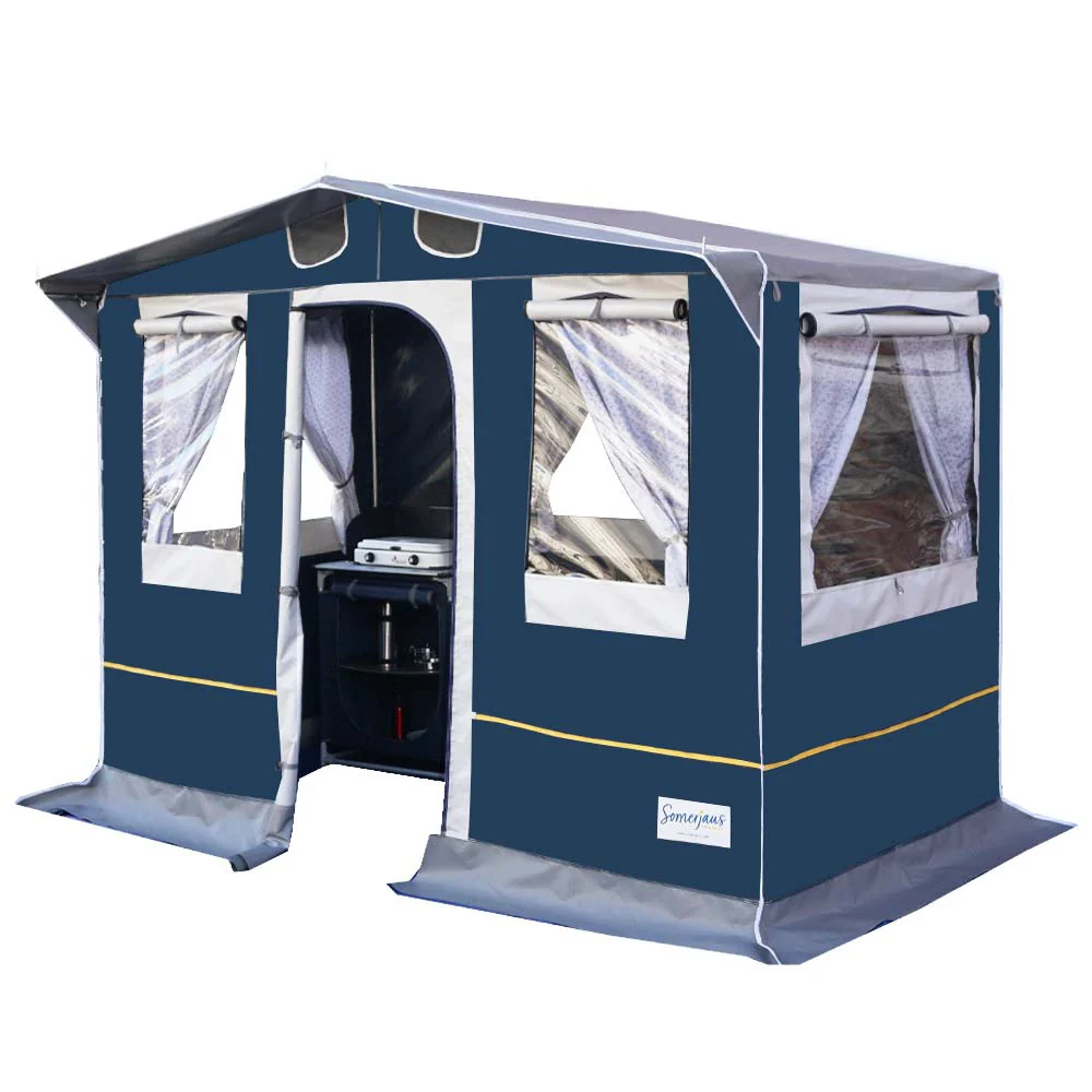 Somerjaus BYRON PRO pvc kitchen tent 300 x 150 with lids