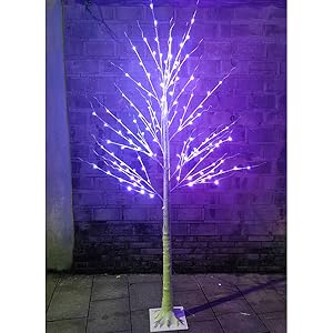 purple tree light