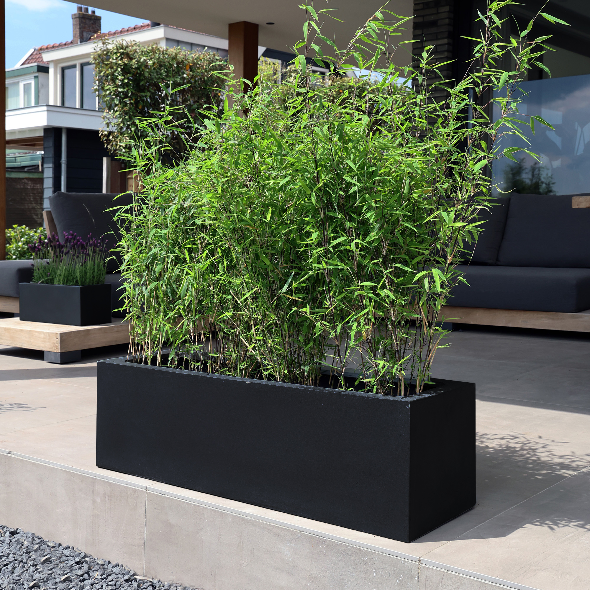 Plantenbak Amazone black L100 x B30 x H30 cm