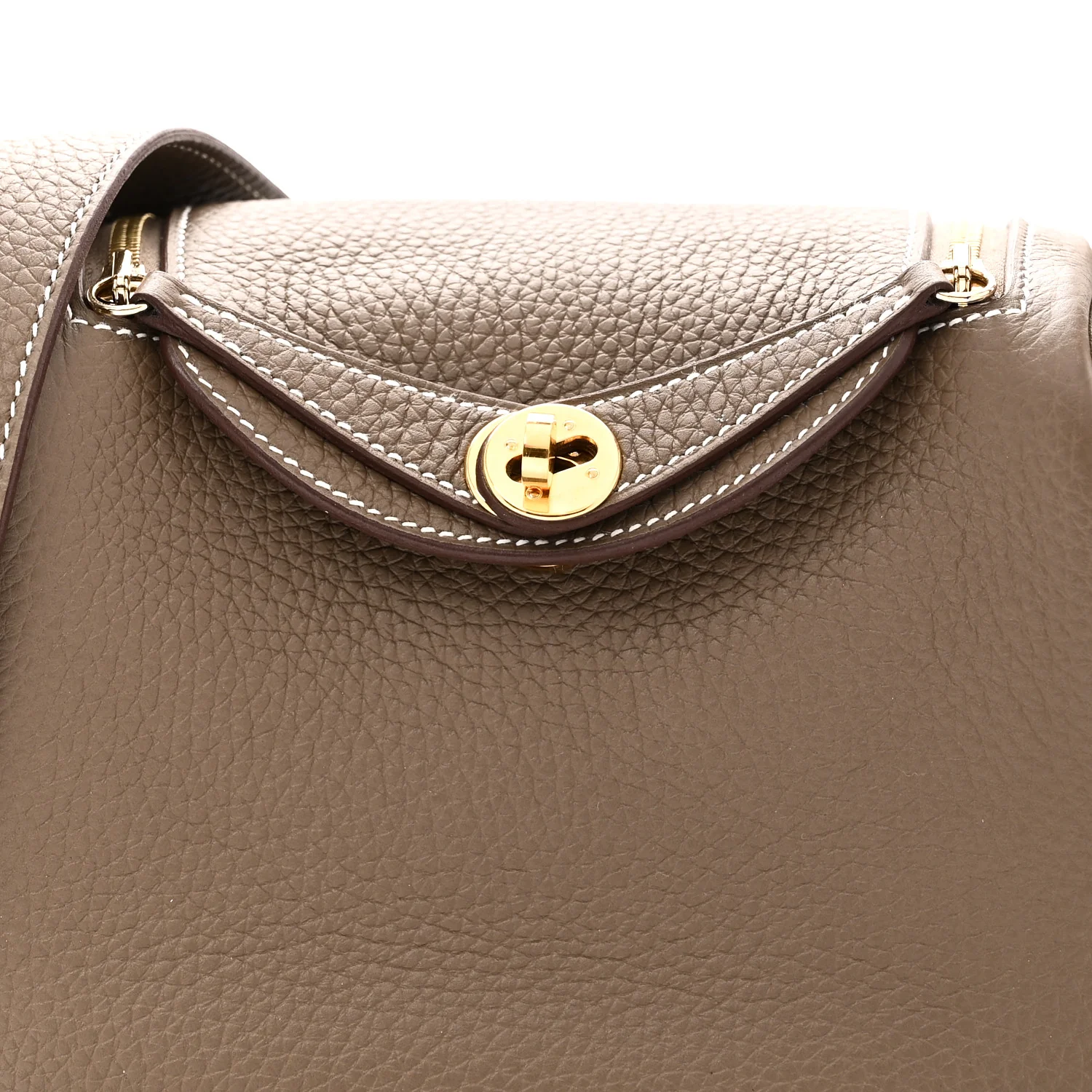 Taurillon Clemence Mini Lindy 20 Etoupe - Top Club