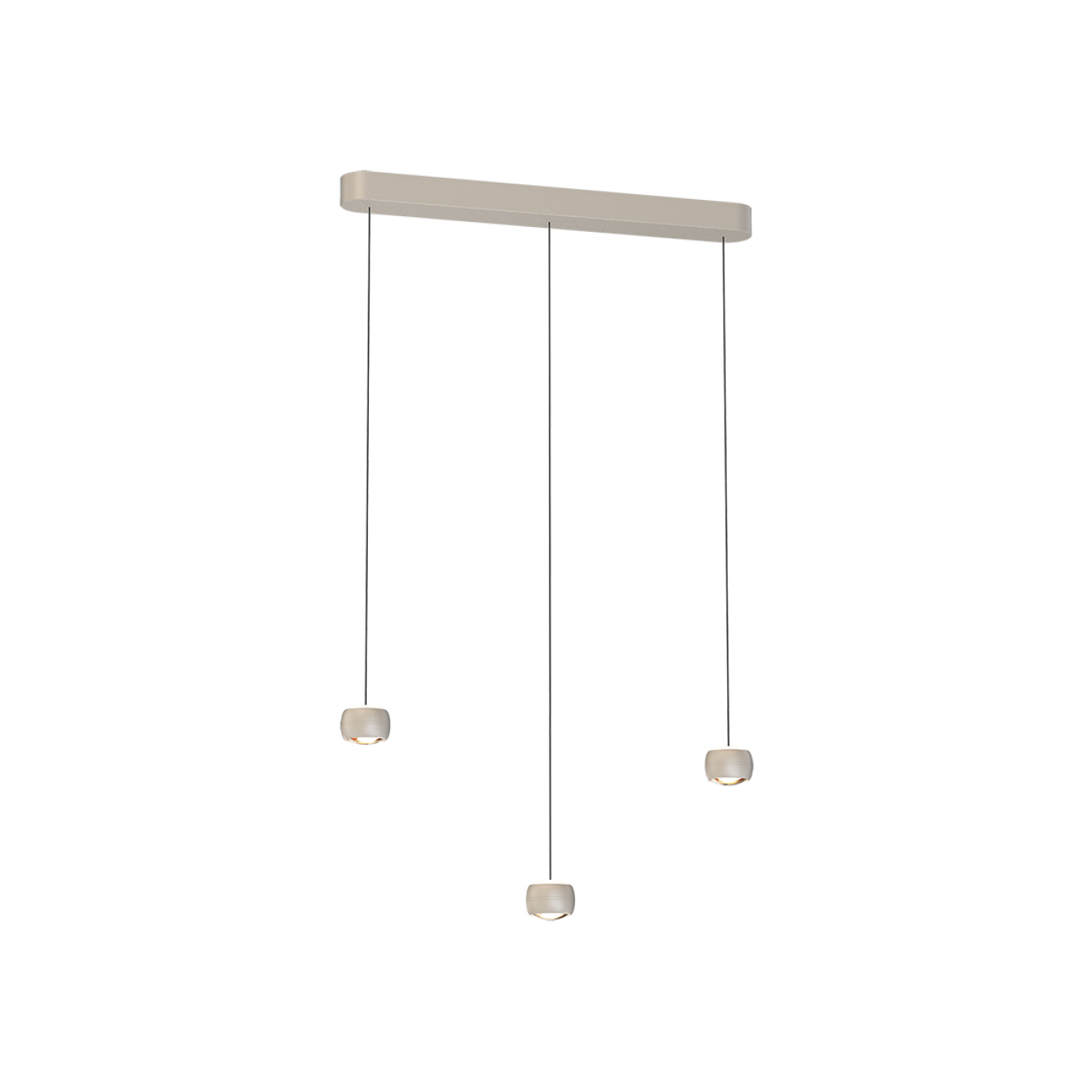 Hanglamp cosmo balk 3-lichts creme