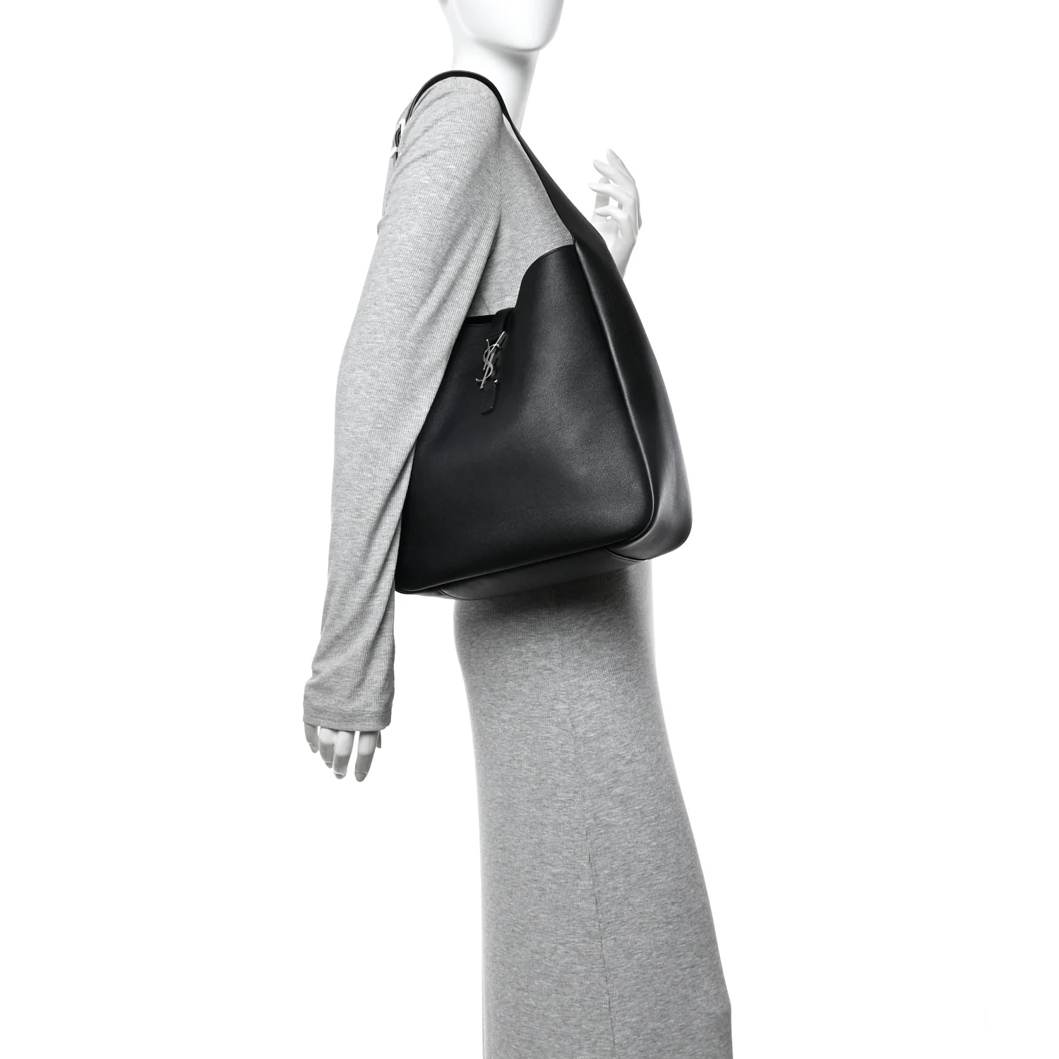 Smooth Calfskin Large Le 5 A 7 Soft Hobo Black - Top Club