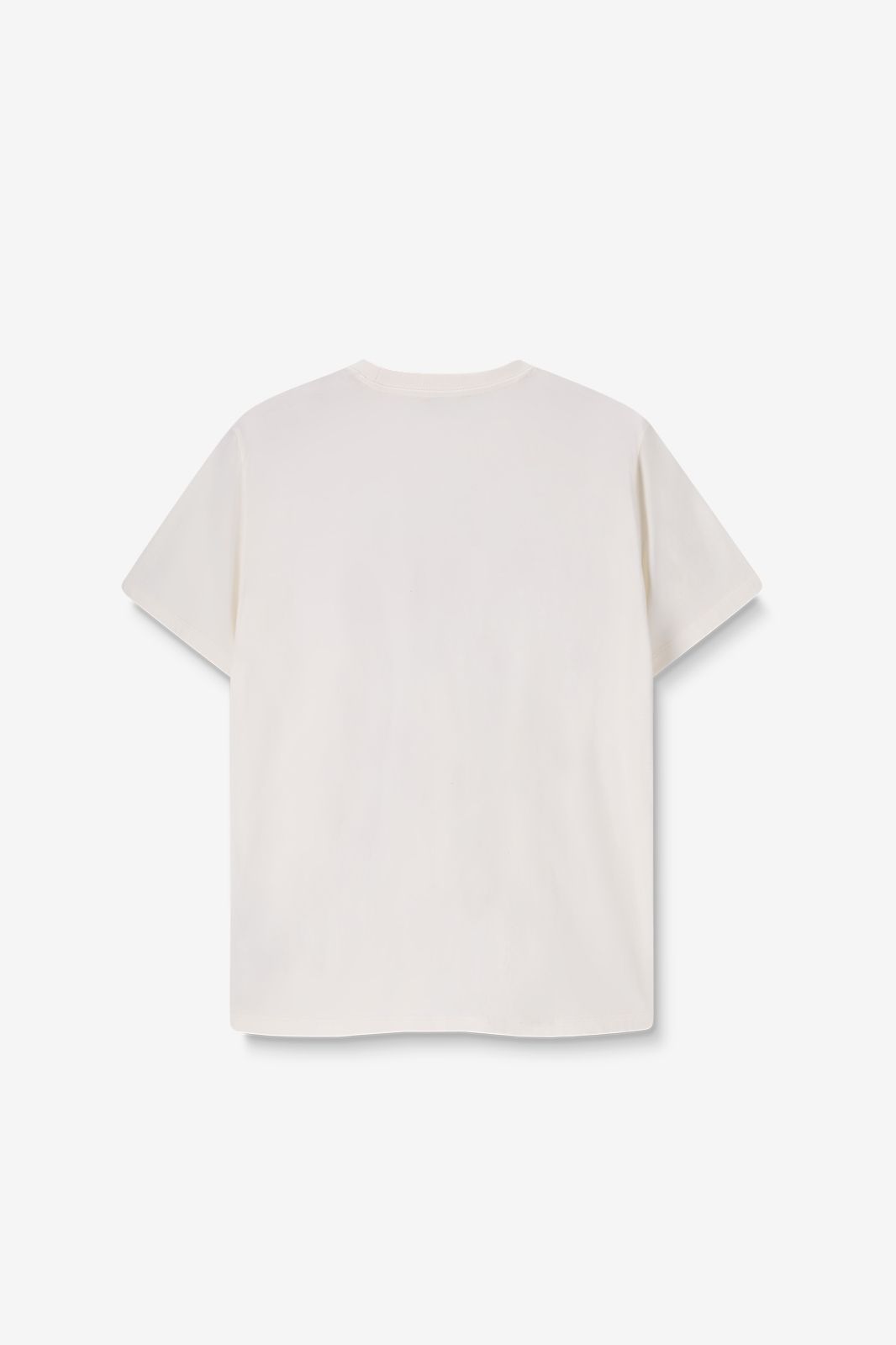 Wit T-shirt met artwork