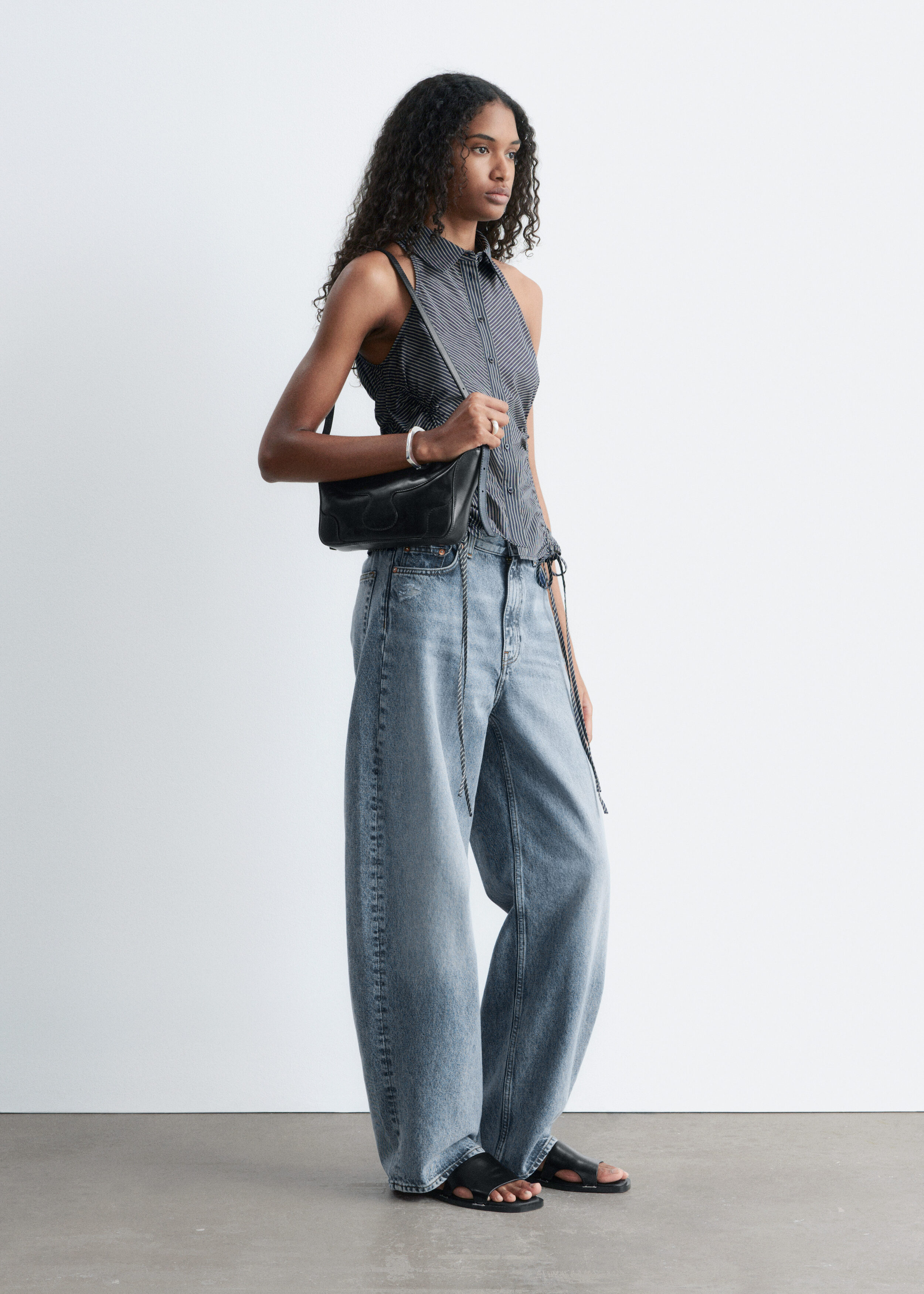 & Other Stories SLEEVELESS DRAWSTRING TOP