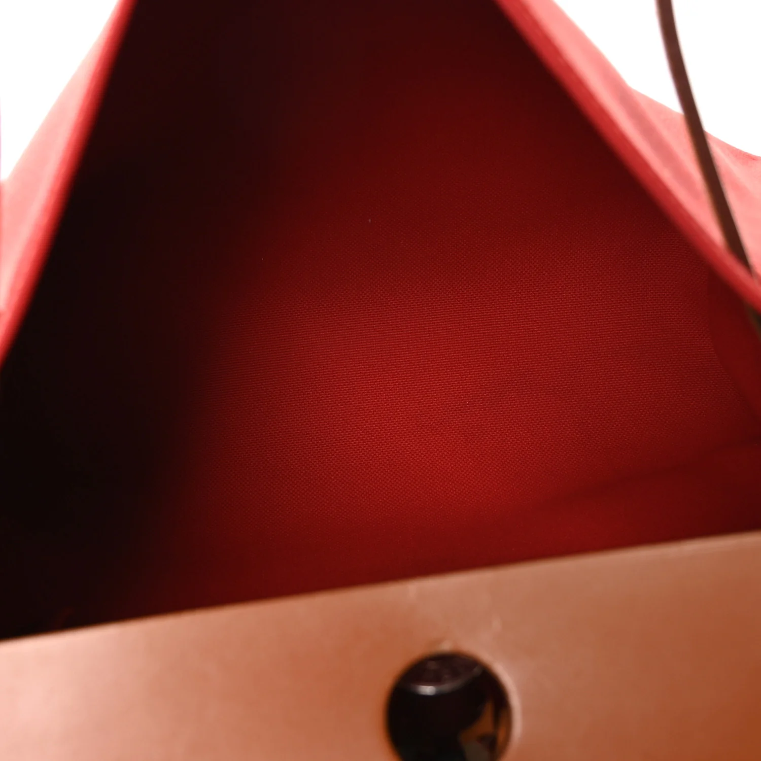Vache Hunter Toile Herbag Zip 31 PM Rouge Tomate Natural - Top Club