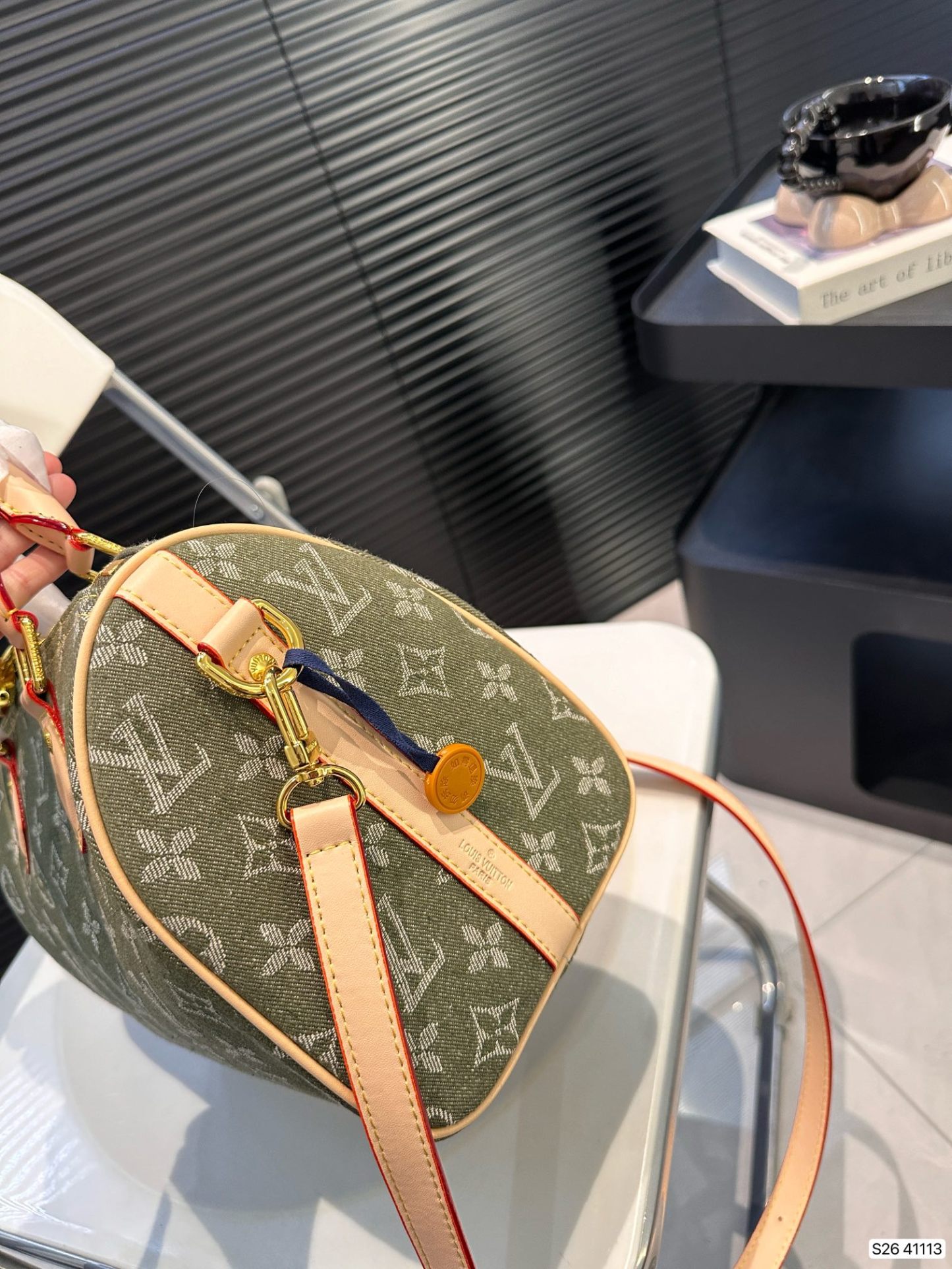 Louis new arrival speedy 25 denim bag size: 25 * 19  cm - Top Club