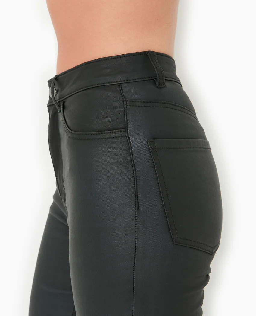 Pimkie Jean skinny enduit effet cuir