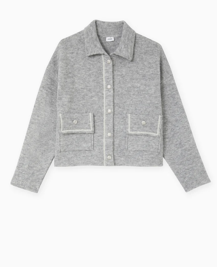 Pimkie Gilet droit avec boutons fantaisie