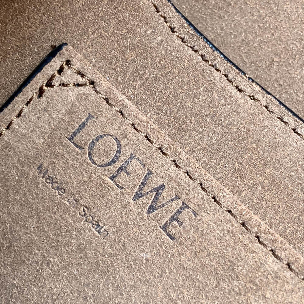Loewe Small Gate bag in soft calfskin and jacquard - Top Club