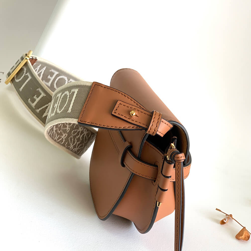 Mini Gate Dual bag in soft calfskin and jacquard(HIGH-END Grade) - Top Club