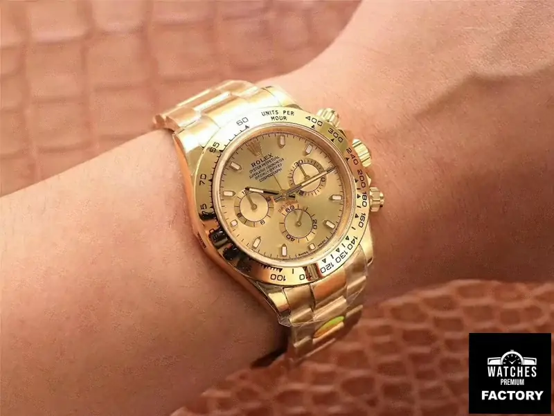 Rolex Daytona Cosmograph M116508-0003 Noob Factory Gold Dial