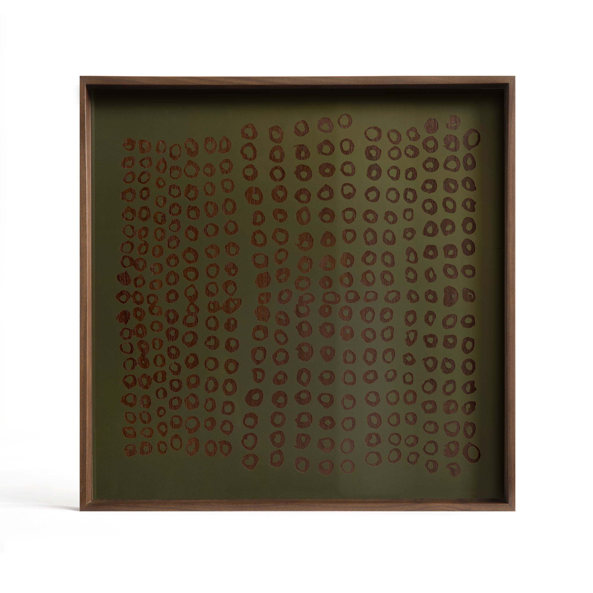 Second Nature glazen dienblad 38x38 cm